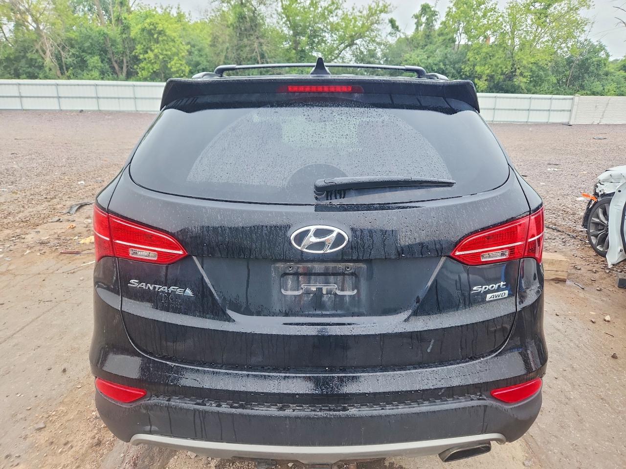2013 Hyundai Santa Fe Sport 2.4l Silver vin: 5XYZUDLBXDG099278