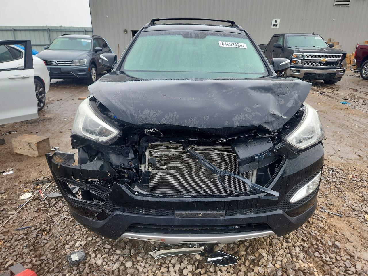 2013 Hyundai Santa Fe Sport 2.4l Silver vin: 5XYZUDLBXDG099278
