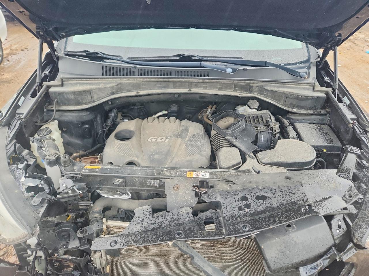 2013 Hyundai Santa Fe Sport 2.4l Silver vin: 5XYZUDLBXDG099278