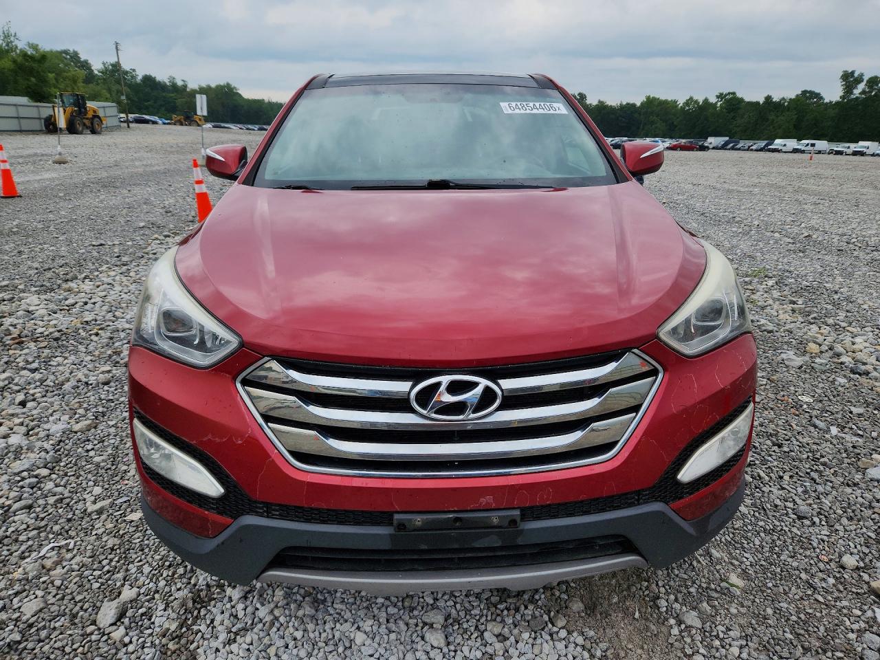 2013 Hyundai Santa Fe Sport 2.4l Red vin: 5XYZUDLBXDG107654