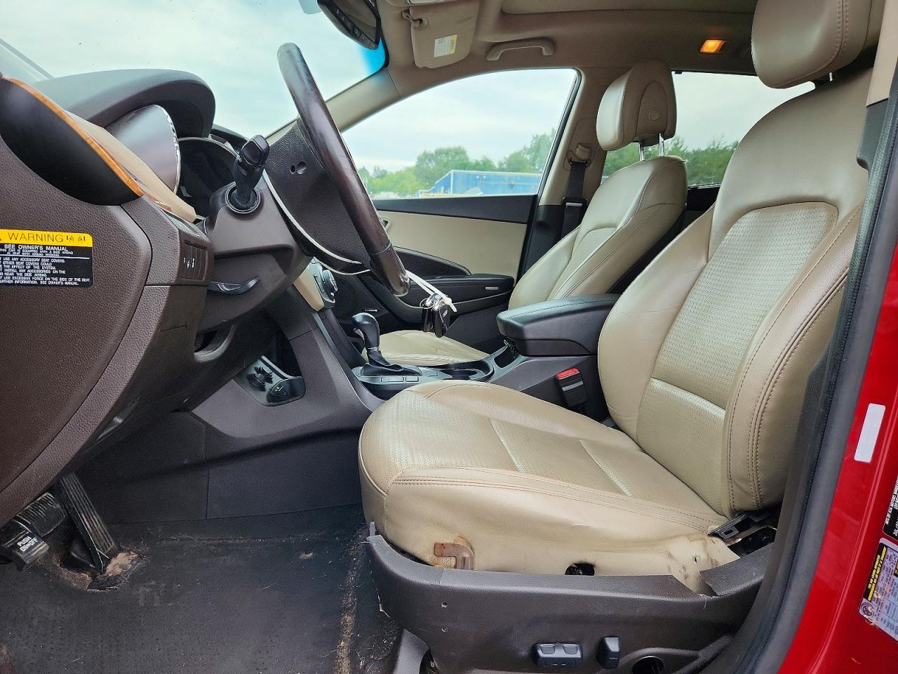 2013 Hyundai Santa Fe Sport 2.4l Red vin: 5XYZUDLBXDG107654