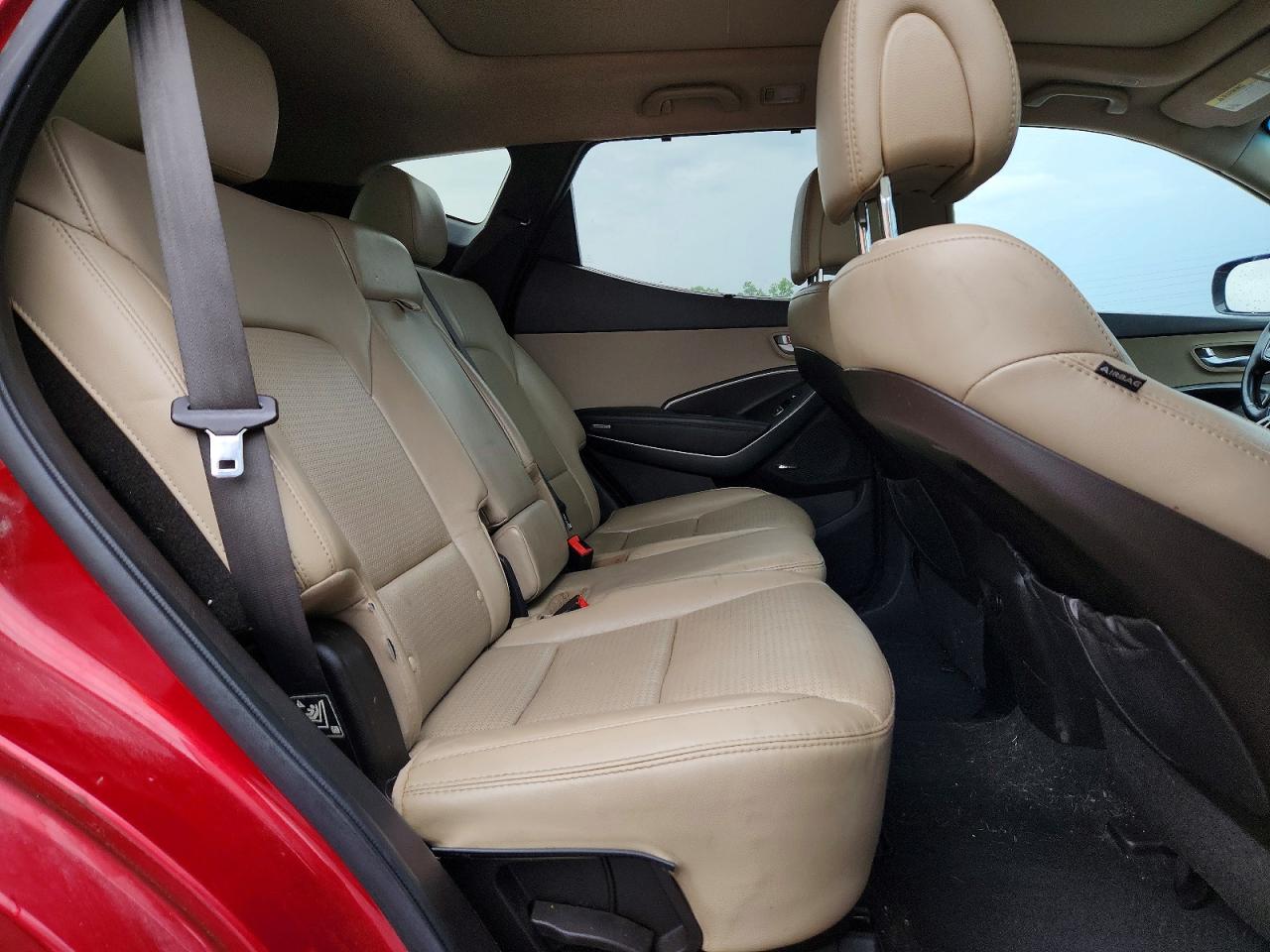 2013 Hyundai Santa Fe Sport 2.4l Red vin: 5XYZUDLBXDG107654
