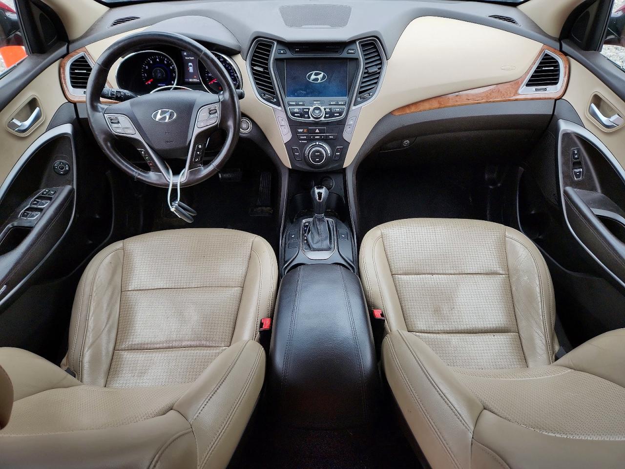 2013 Hyundai Santa Fe Sport 2.4l Red vin: 5XYZUDLBXDG107654