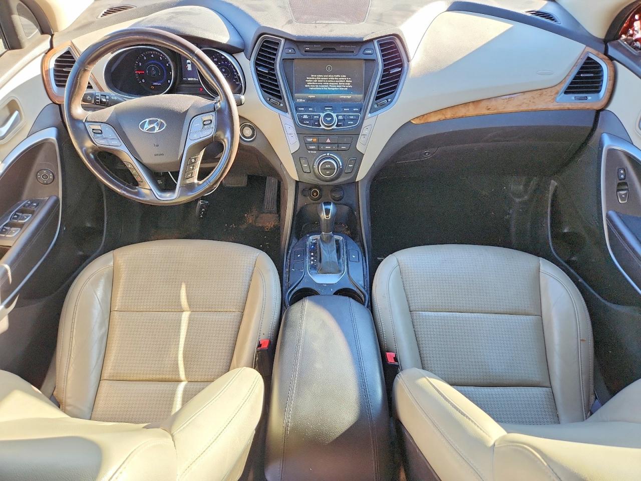 2013 Hyundai Santa Fe Sport 2.4l Orange vin: 5XYZUDLBXDG117570