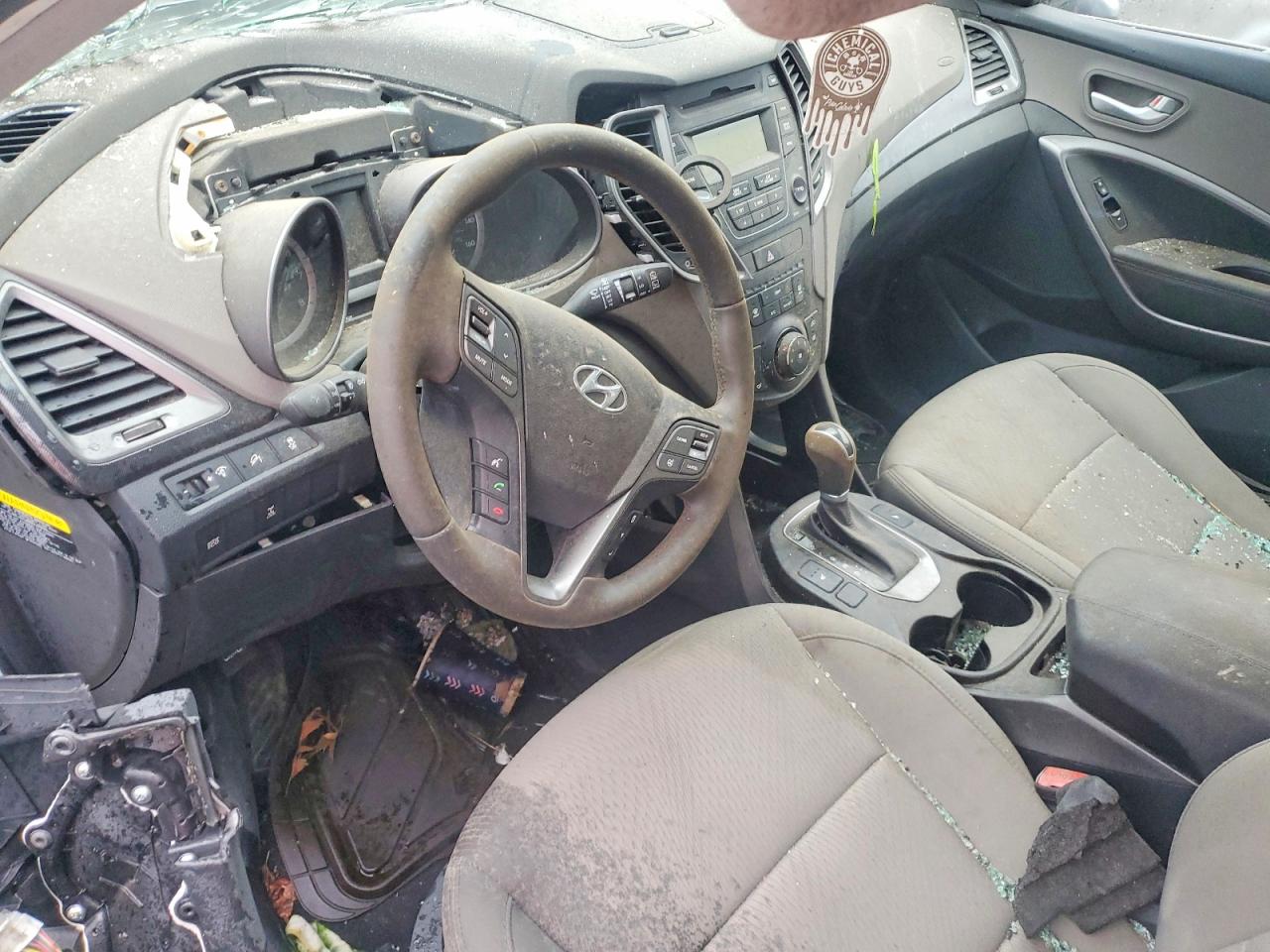 2013 Hyundai Santa Fe Sport 2.4l White vin: 5XYZUDLBXDG120047