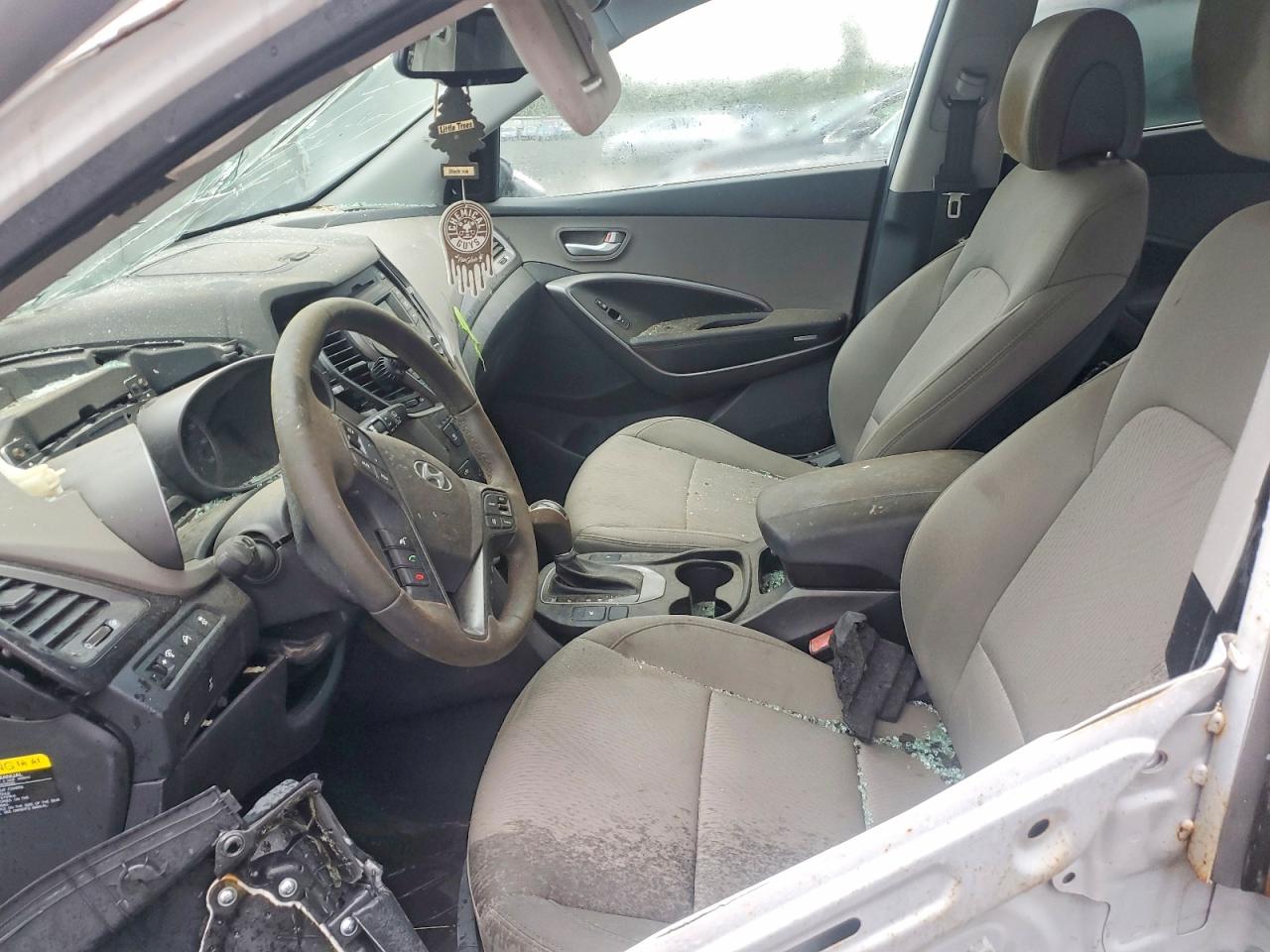 2013 Hyundai Santa Fe Sport 2.4l White vin: 5XYZUDLBXDG120047