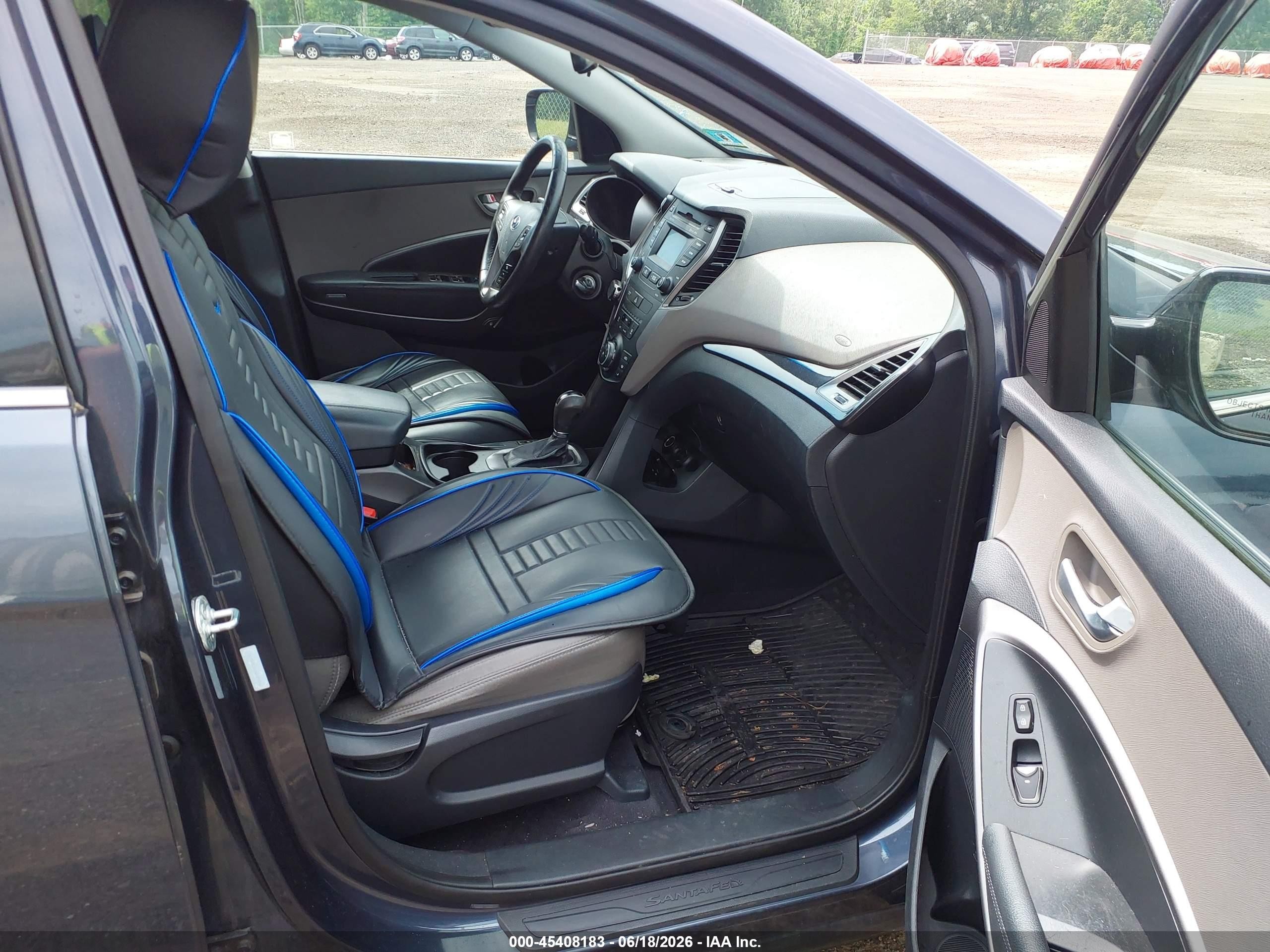 2014 Hyundai Santa Fe Sport 2.4l Gray vin: 5XYZUDLBXEG127596