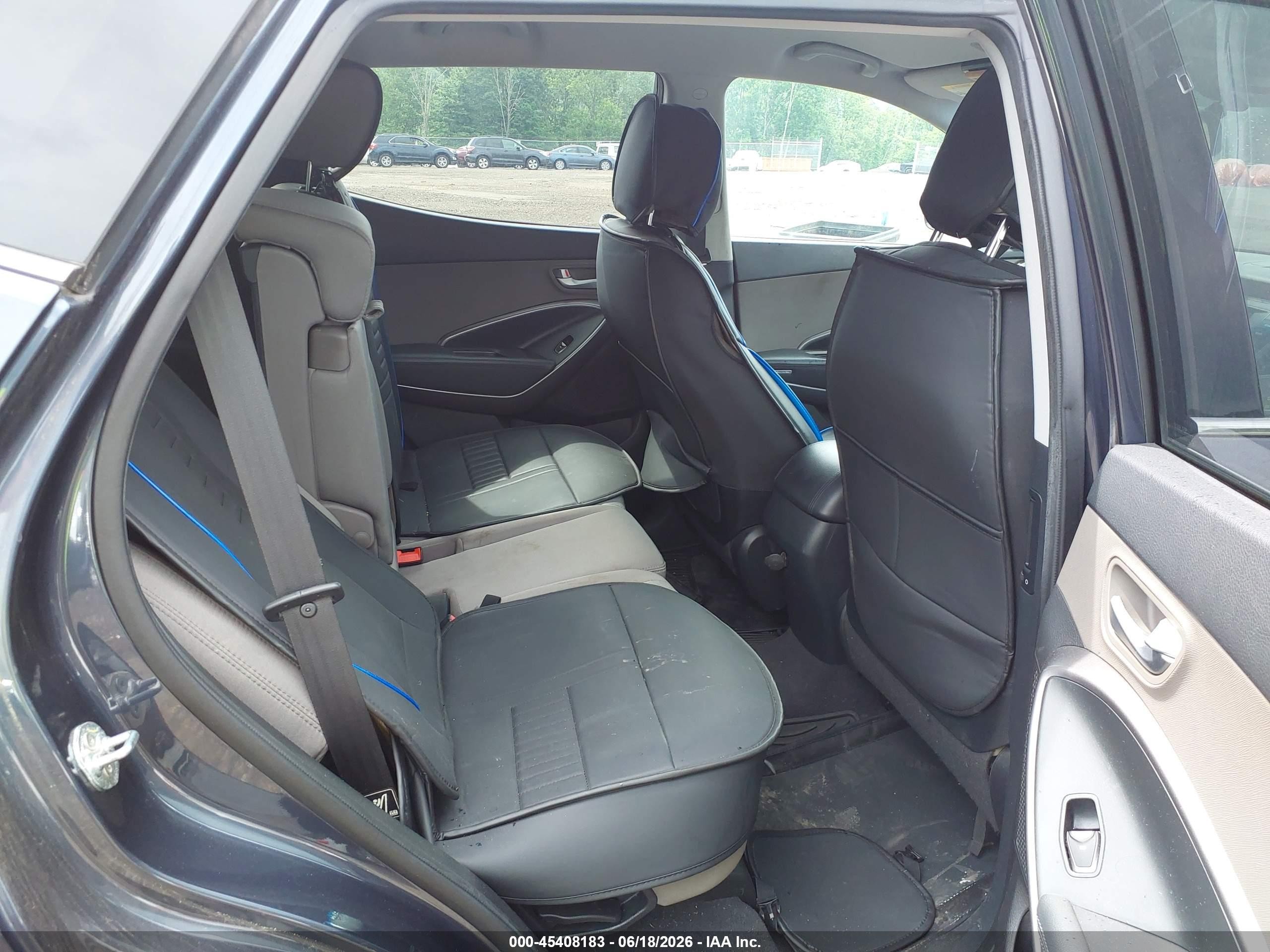 2014 Hyundai Santa Fe Sport 2.4l Gray vin: 5XYZUDLBXEG127596