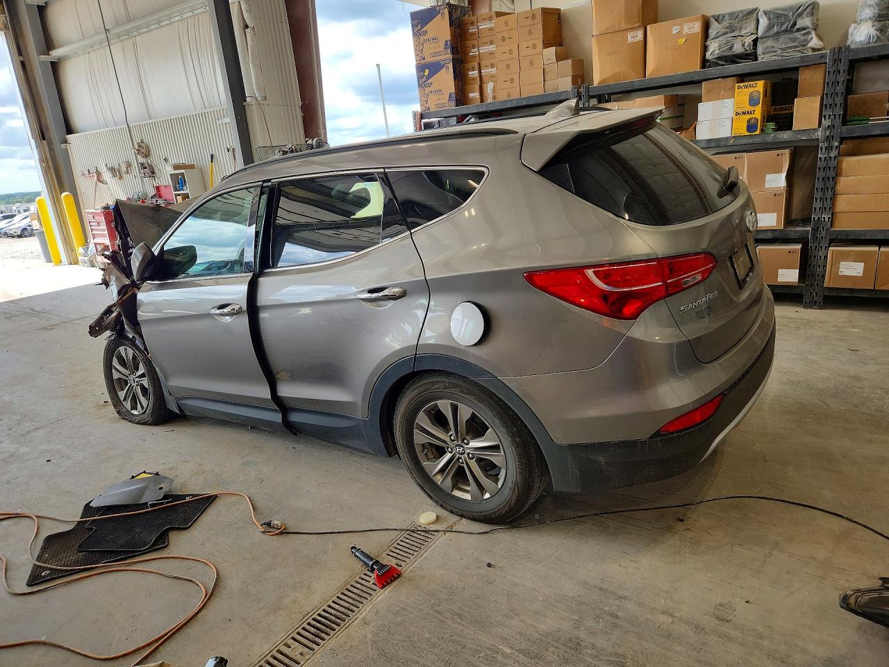 2014 Hyundai Santa Fe Sport 2.4l Gray vin: 5XYZUDLBXEG158654