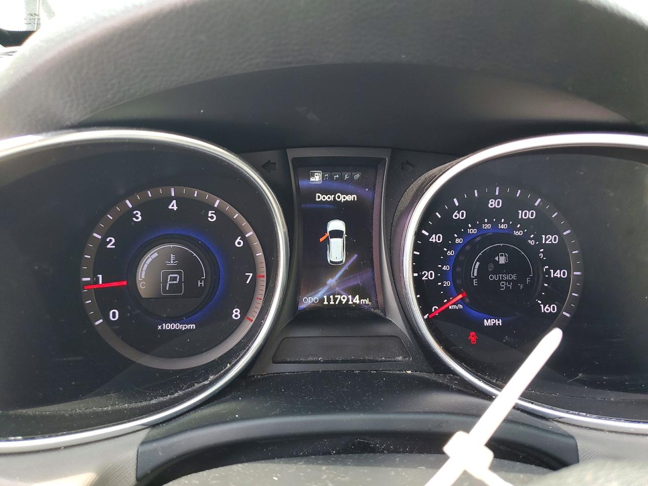 2014 Hyundai Santa Fe Sport 2.4l Gray vin: 5XYZUDLBXEG213619