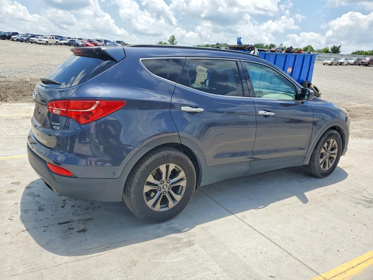 2014 Hyundai Santa Fe Sport 2.4l Gray vin: 5XYZUDLBXEG213619