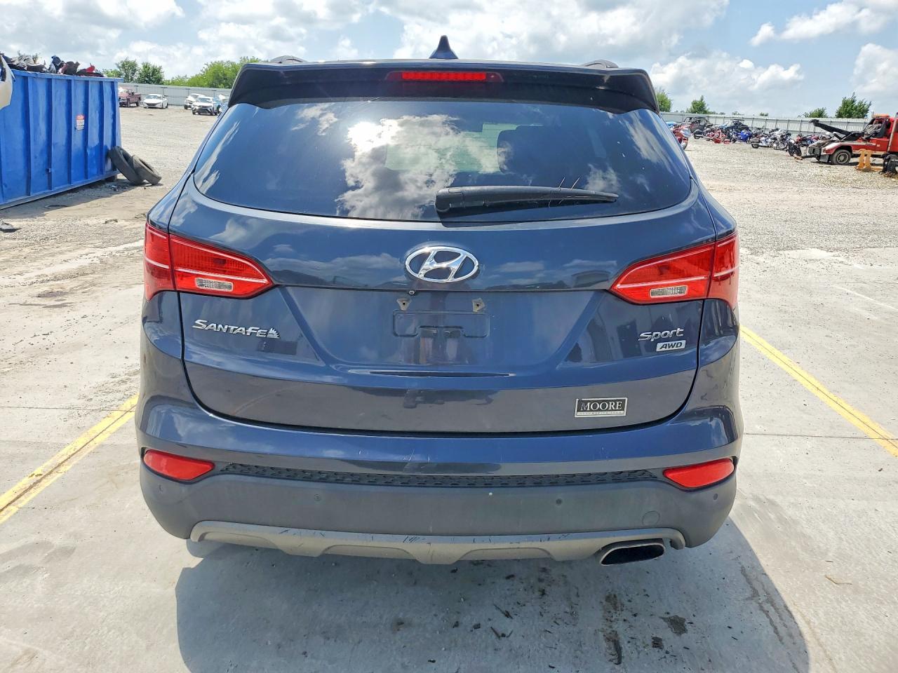 2014 Hyundai Santa Fe Sport 2.4l Gray vin: 5XYZUDLBXEG213619