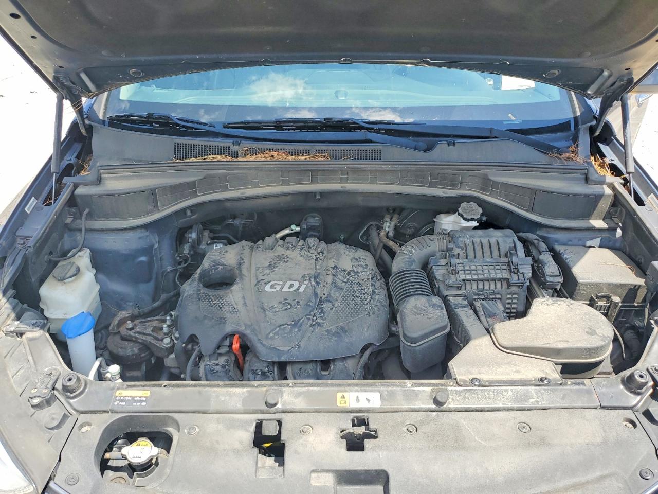 2014 Hyundai Santa Fe Sport 2.4l Gray vin: 5XYZUDLBXEG213619