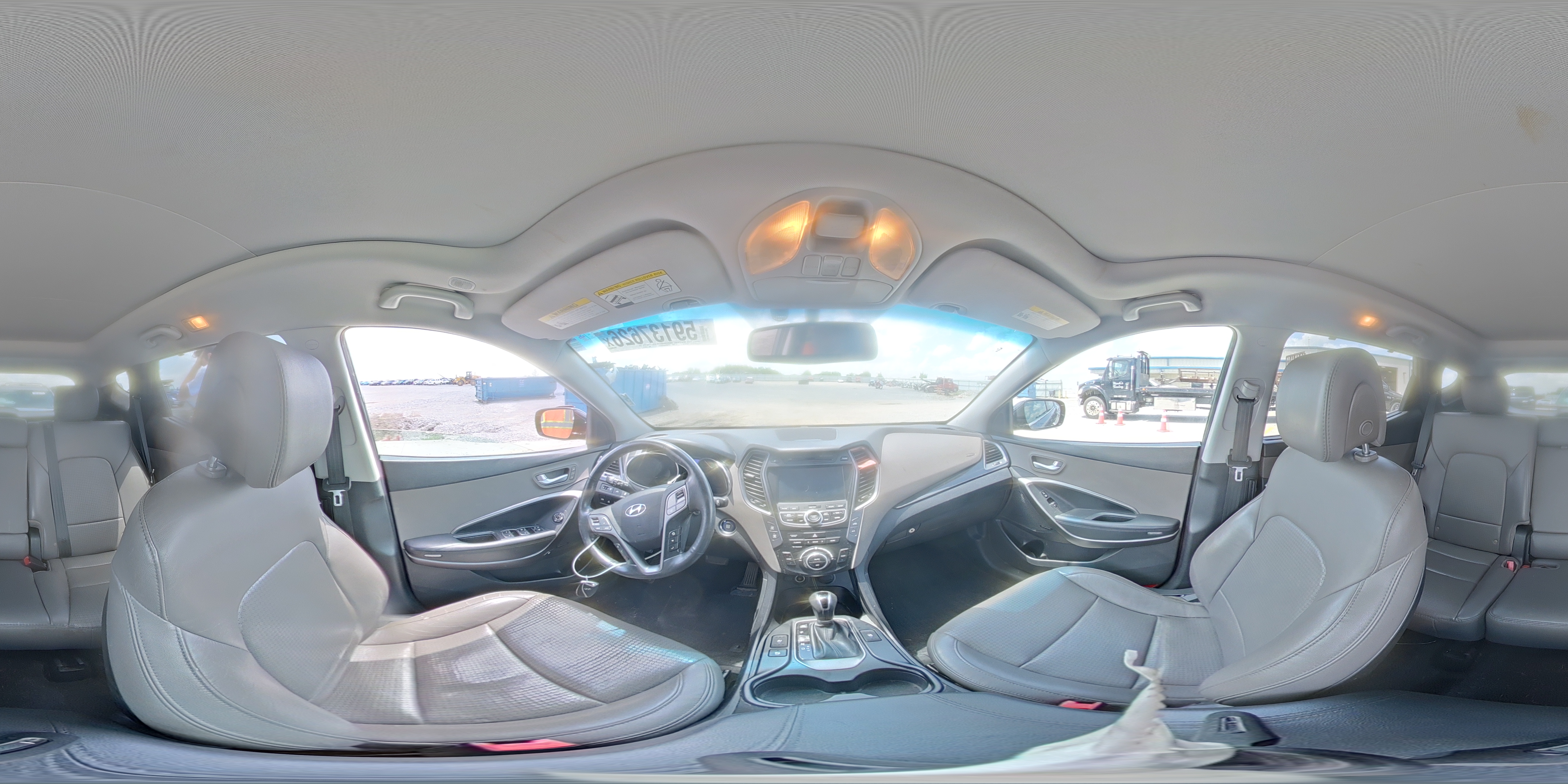 2014 Hyundai Santa Fe Sport 2.4l Gray vin: 5XYZUDLBXEG213619