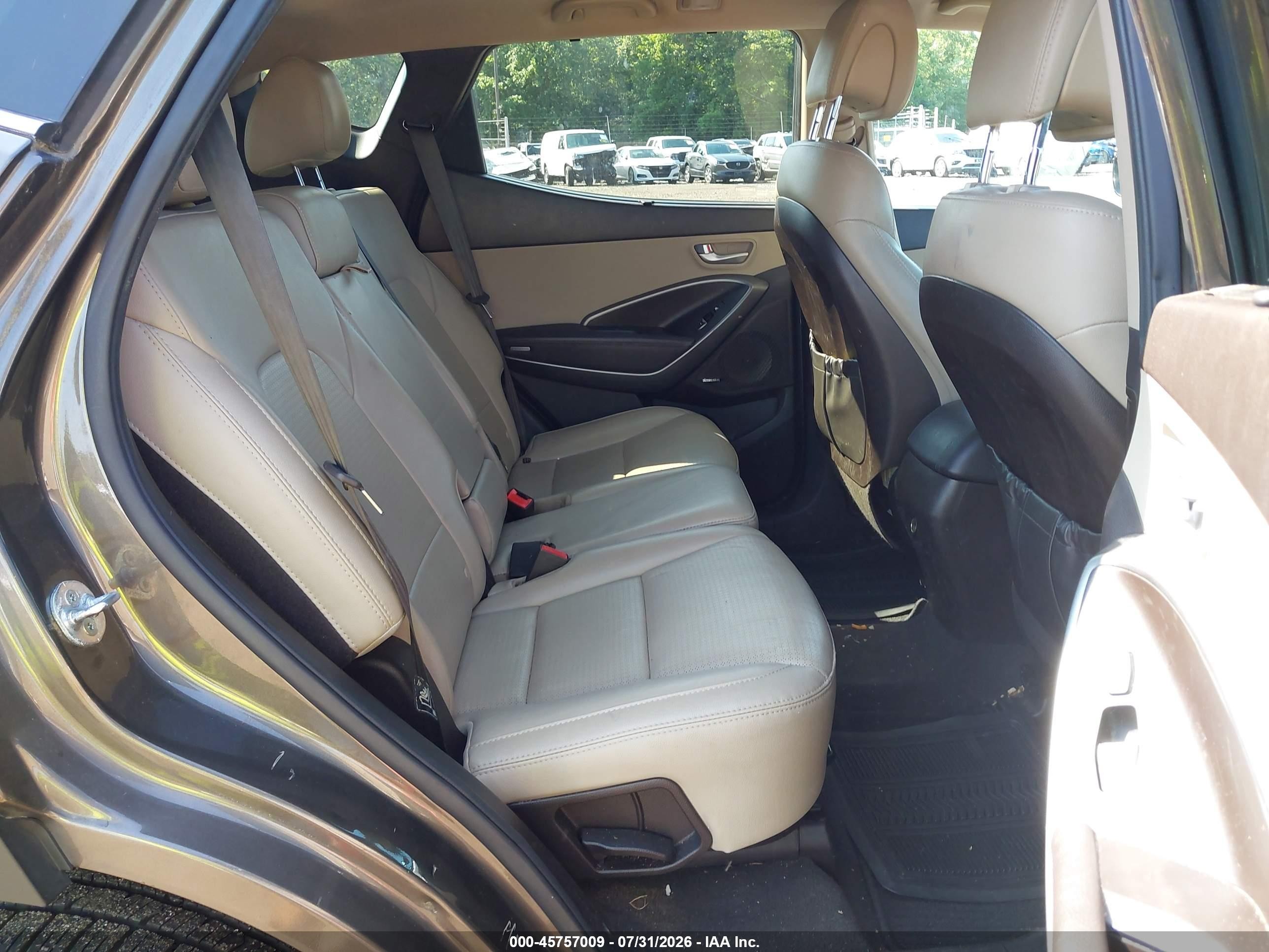 2014 Hyundai Santa Fe Sport 2.4l Gray vin: 5XYZUDLBXEG227309