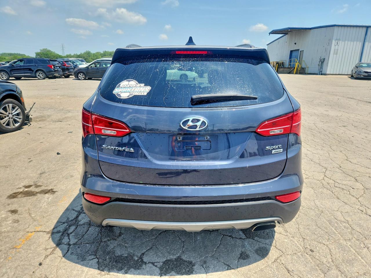 2014 Hyundai Santa Fe Sport 2.4l Blue vin: 5XYZUDLBXEG230470