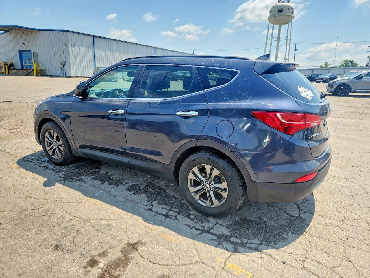 2014 Hyundai Santa Fe Sport 2.4l Blue vin: 5XYZUDLBXEG230470