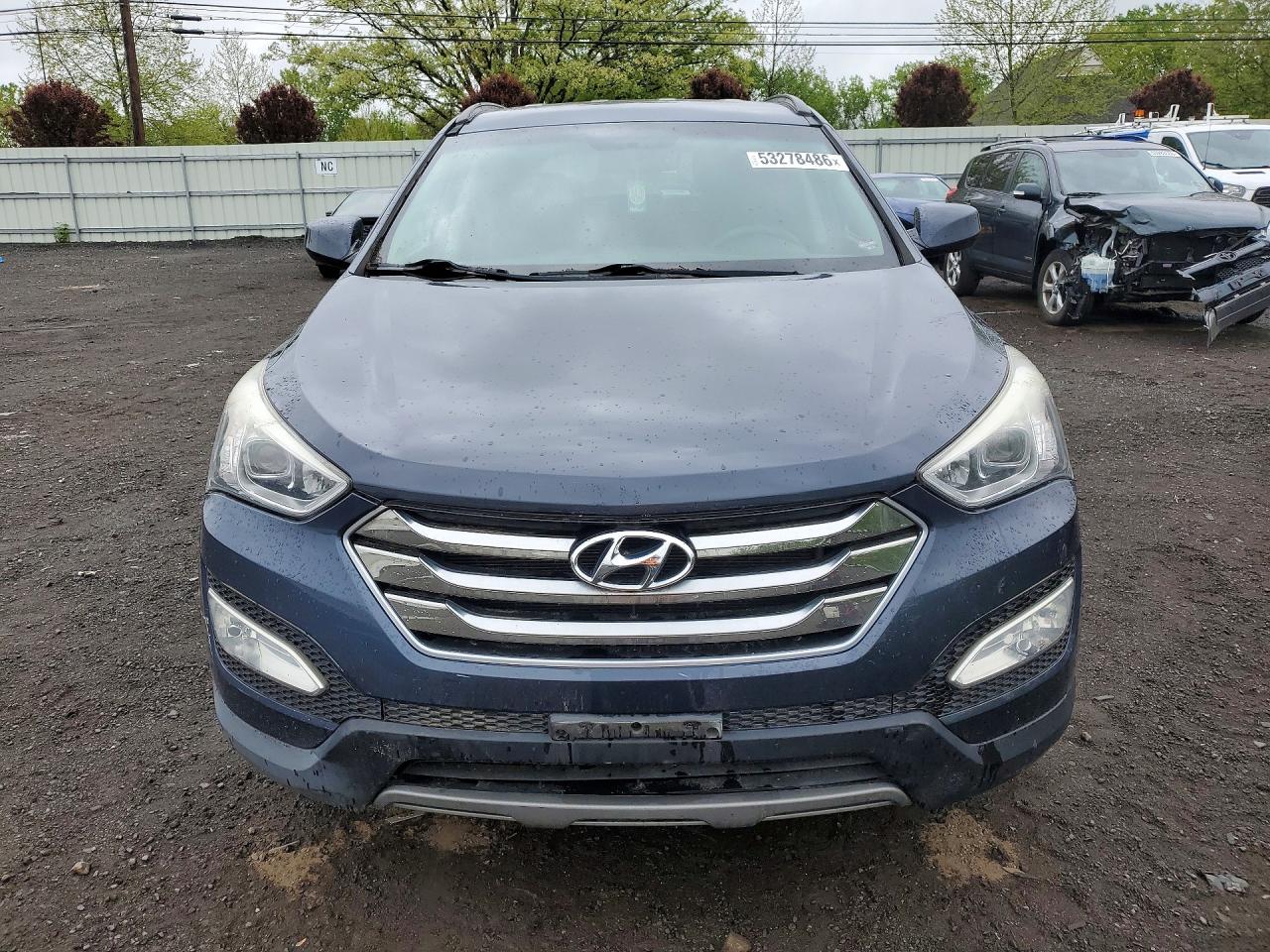 2015 Hyundai Santa Fe Sport 2.4l Blue vin: 5XYZUDLBXFG239042