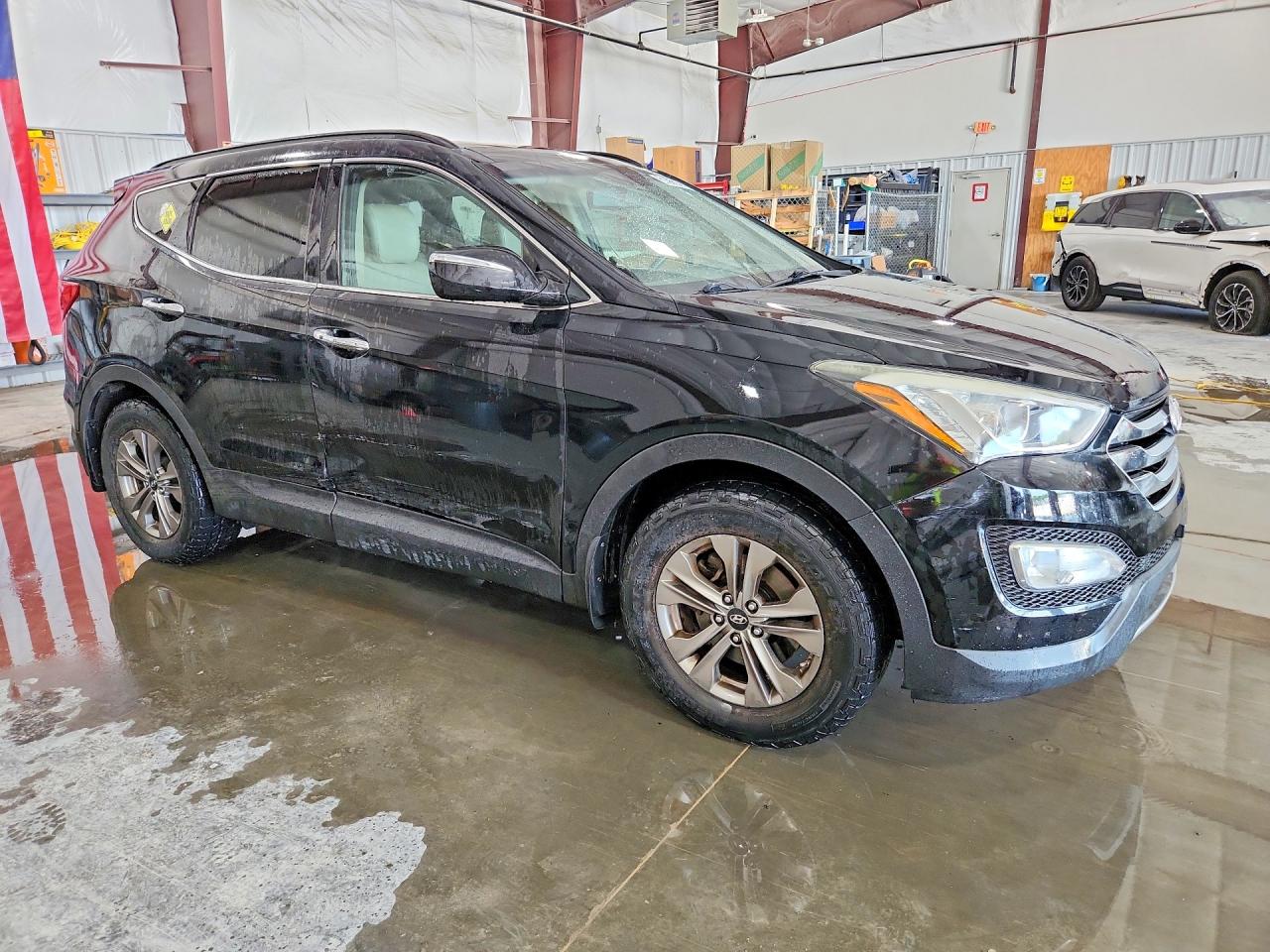 2015 Hyundai Santa Fe Sport 2.4l Black vin: 5XYZUDLBXFG247772