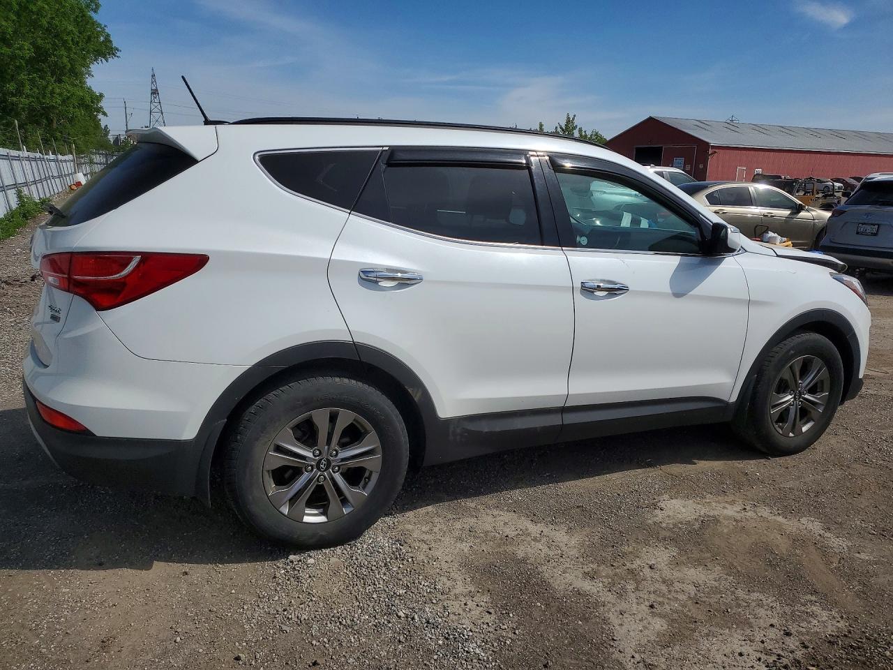 2015 Hyundai Santa Fe Sport 2.4l Белый vin: 5XYZUDLBXFG261218