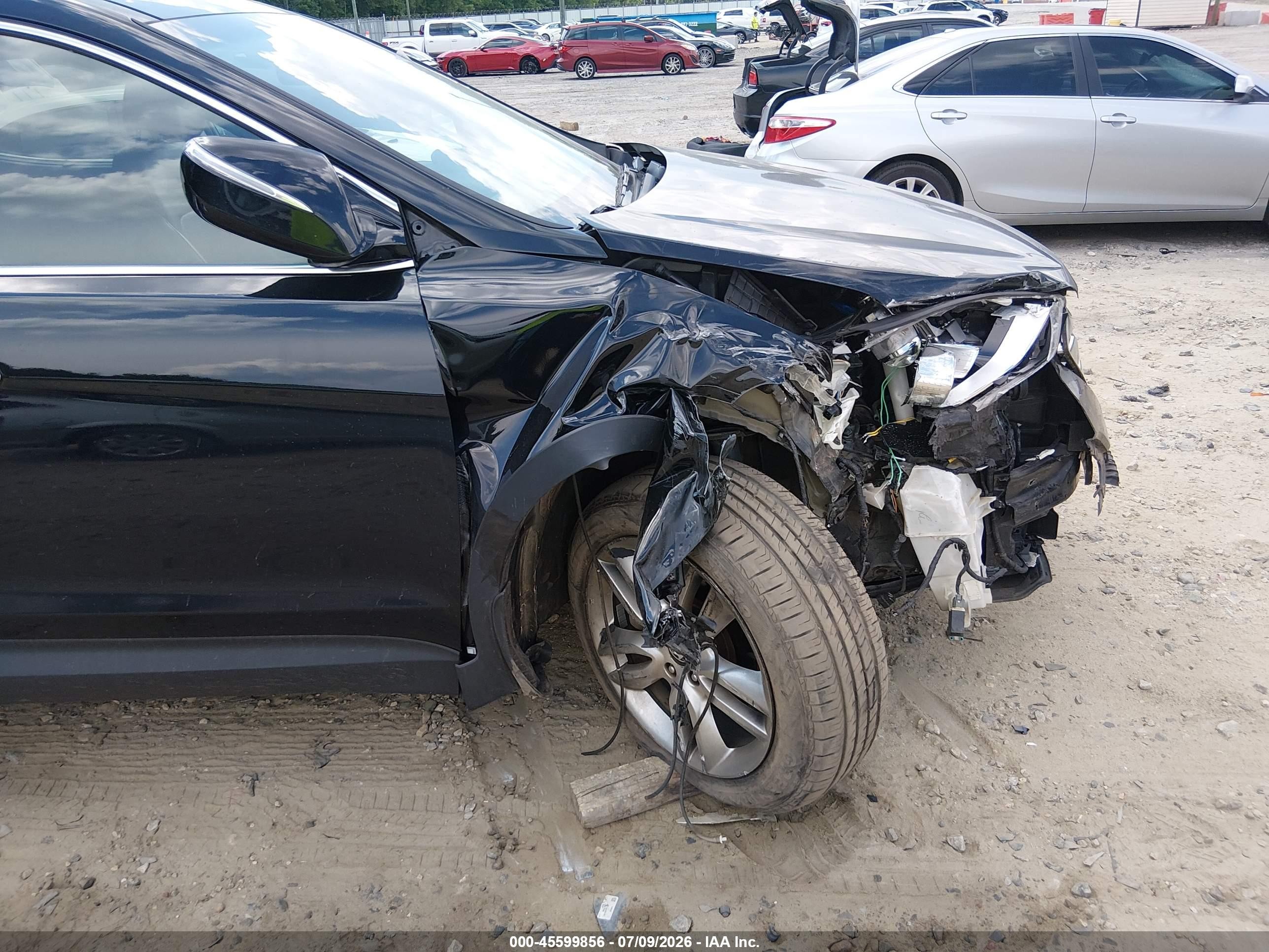 2013 Hyundai Santa Fe Sport 2.0t Black vin: 5XYZW3LA0DG064616