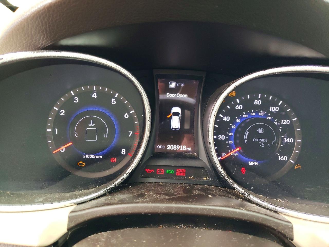 2013 Hyundai Santa Fe Sport 2.0t Burgundy vin: 5XYZW3LA1DG061336
