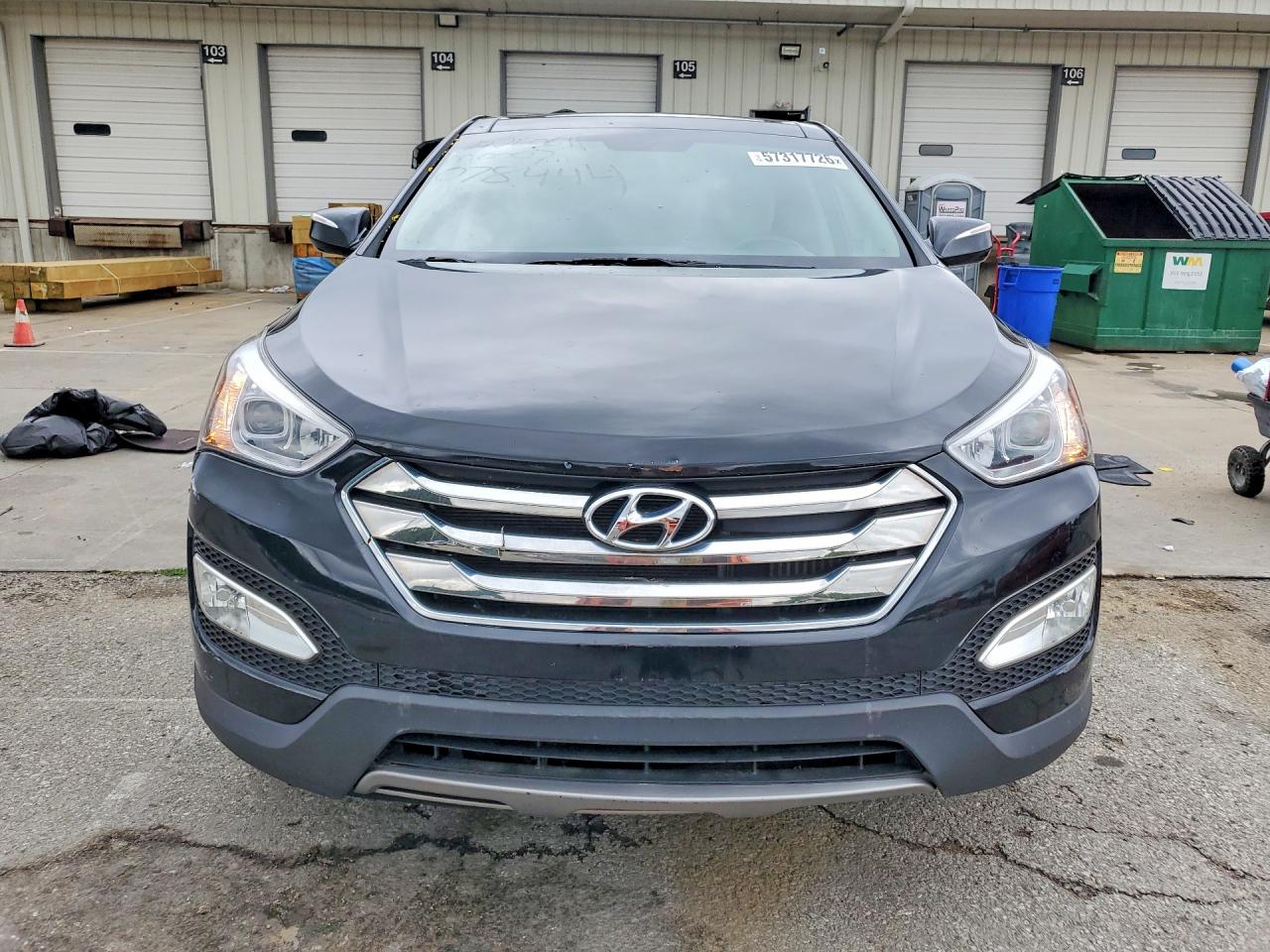 2013 Hyundai Santa Fe Sport 2.0t Black vin: 5XYZW3LA1DG078444