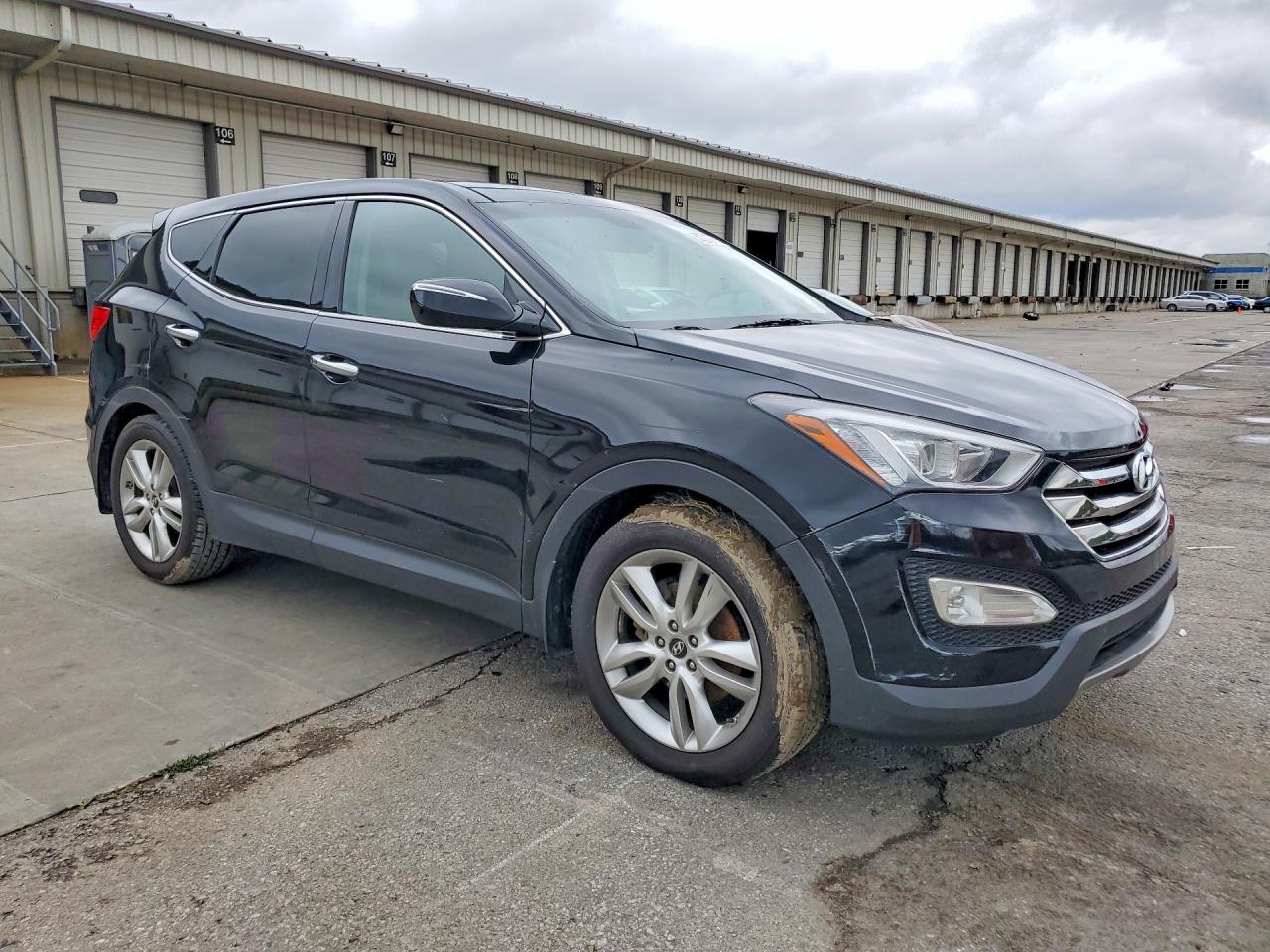 2013 Hyundai Santa Fe Sport 2.0t Black vin: 5XYZW3LA1DG078444