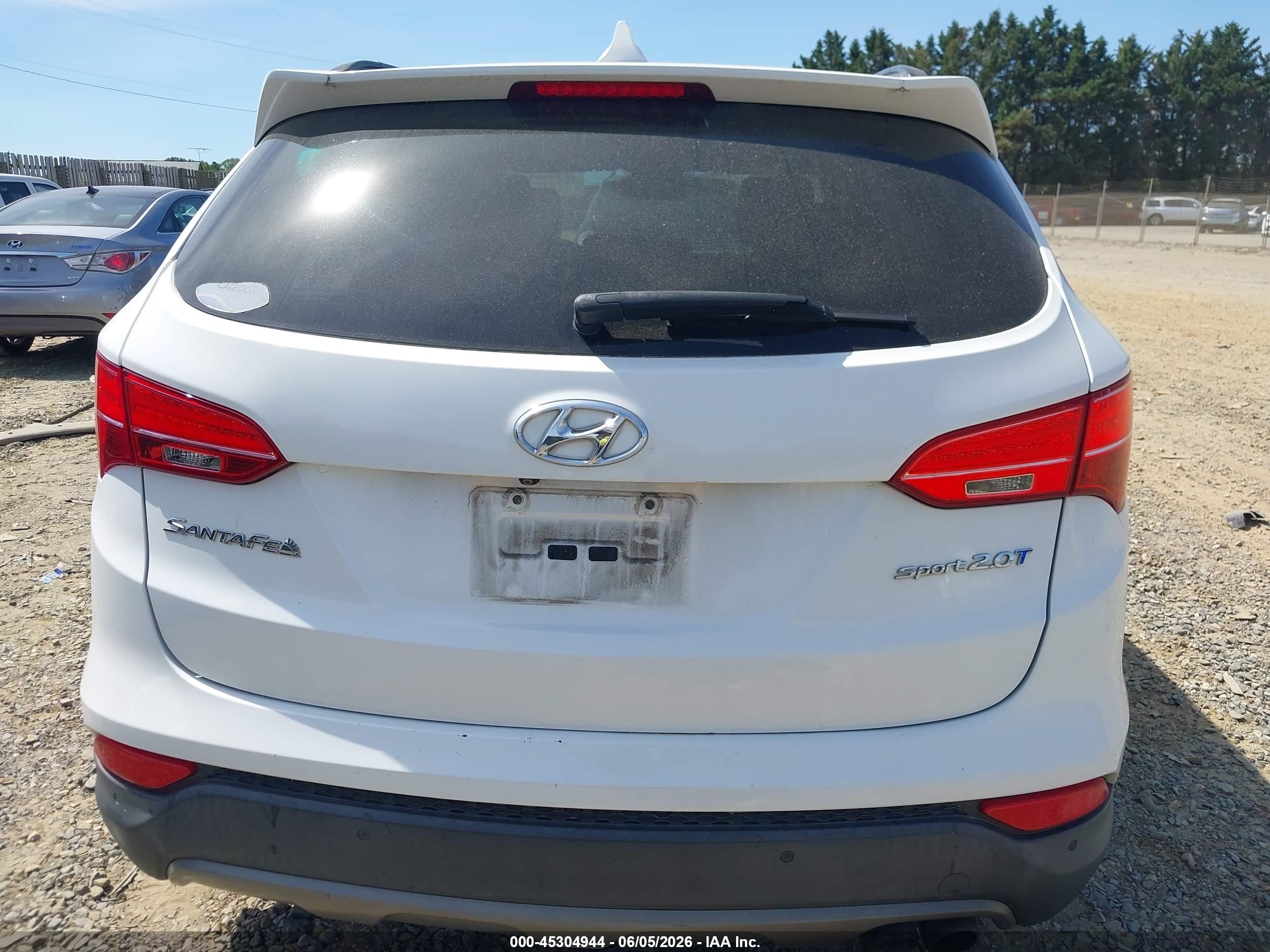 2014 Hyundai Santa Fe Sport 2.0l Turbo Белый vin: 5XYZW3LA1EG212919