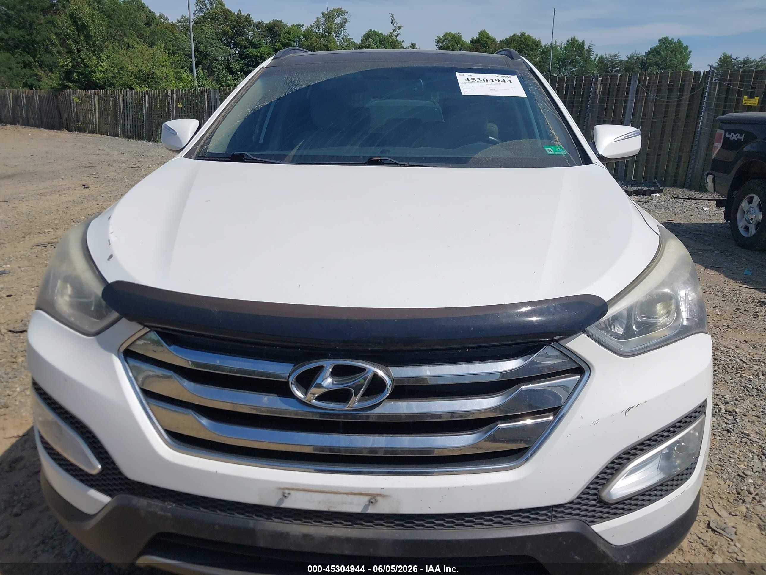 2014 Hyundai Santa Fe Sport 2.0l Turbo Белый vin: 5XYZW3LA1EG212919