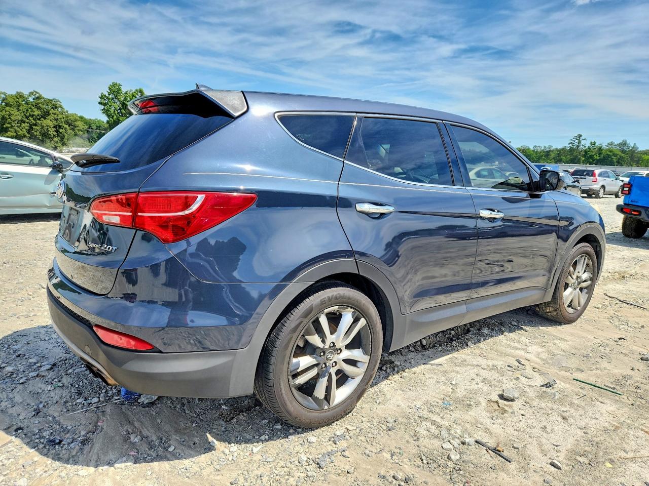 2013 Hyundai Santa Fe Sport 2.0t Blue vin: 5XYZW3LA2DG004322