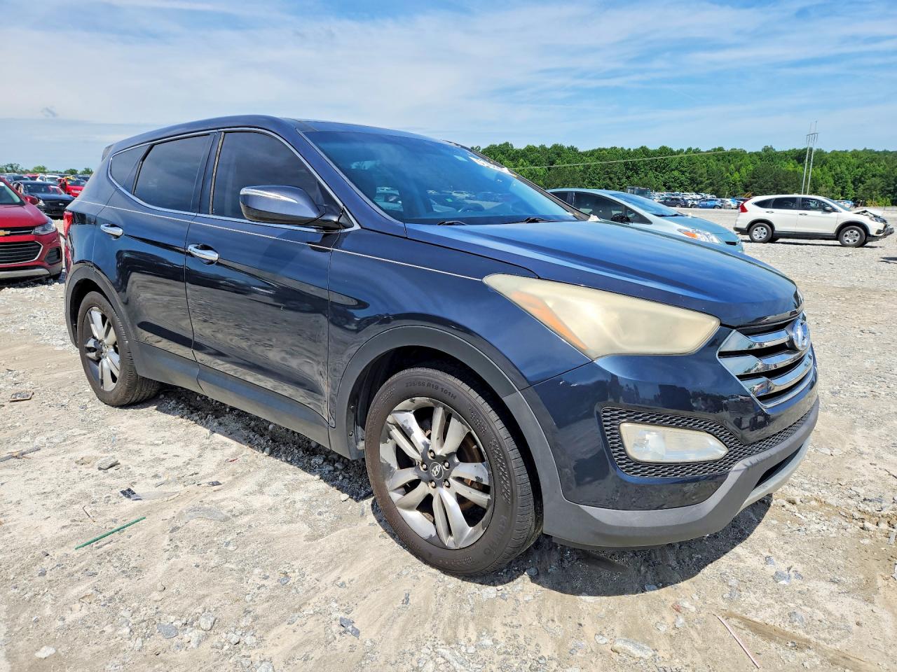 2013 Hyundai Santa Fe Sport 2.0t Blue vin: 5XYZW3LA2DG004322
