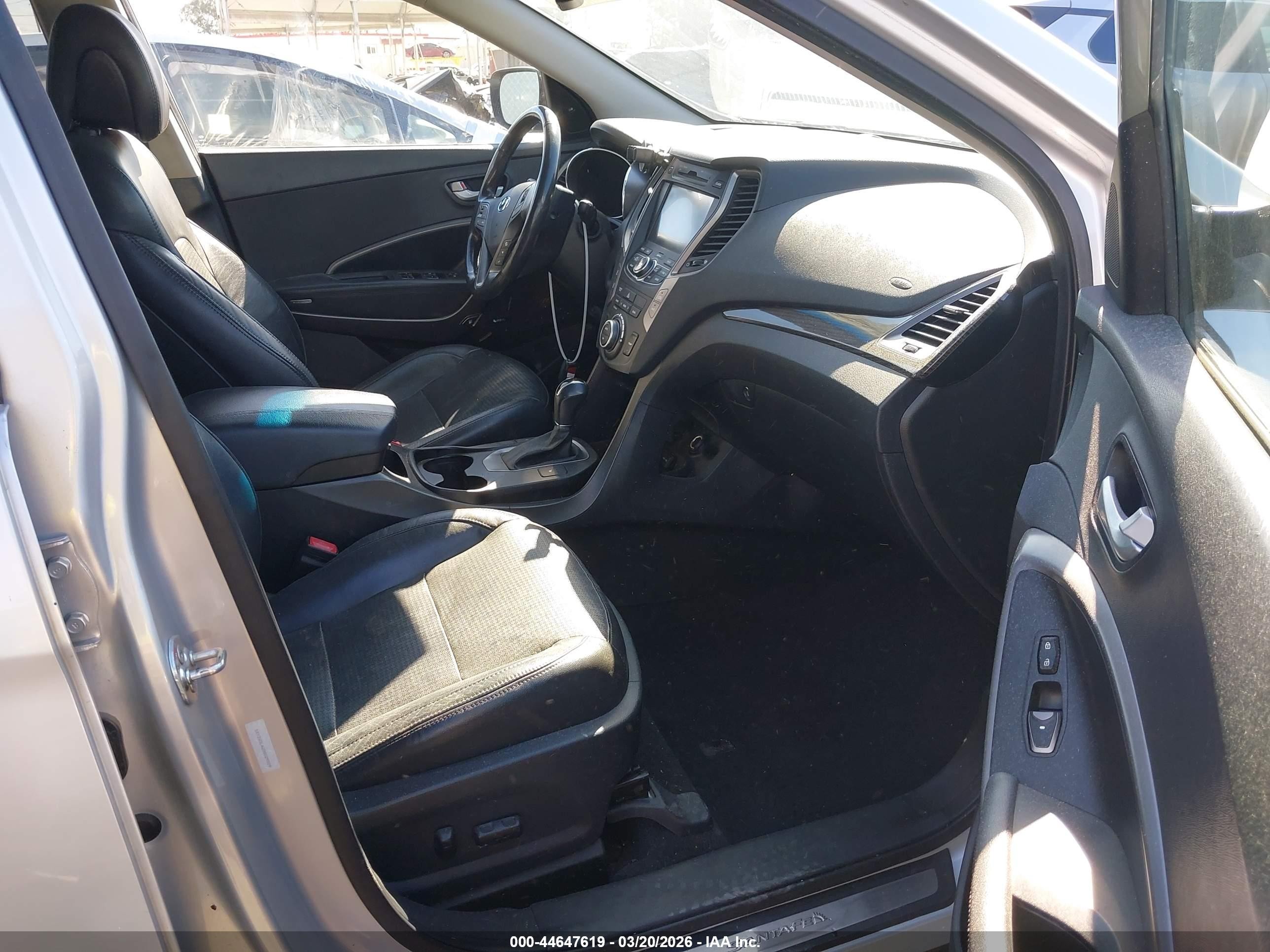 2013 Hyundai Santa Fe Sport 2.0t Gray vin: 5XYZW3LA2DG029009