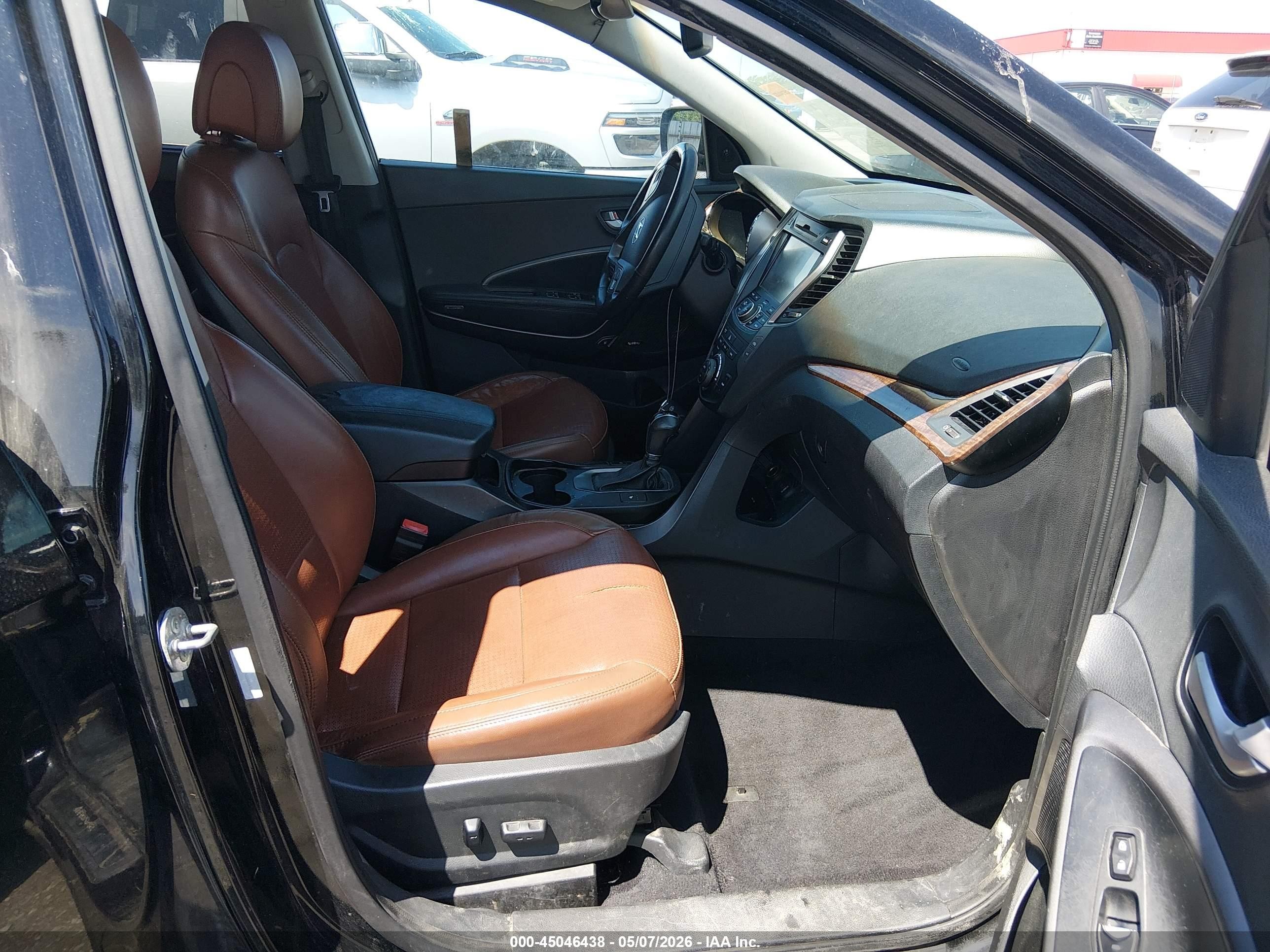 2013 Hyundai Santa Fe Sport 2.0t Black vin: 5XYZW3LA2DG049809