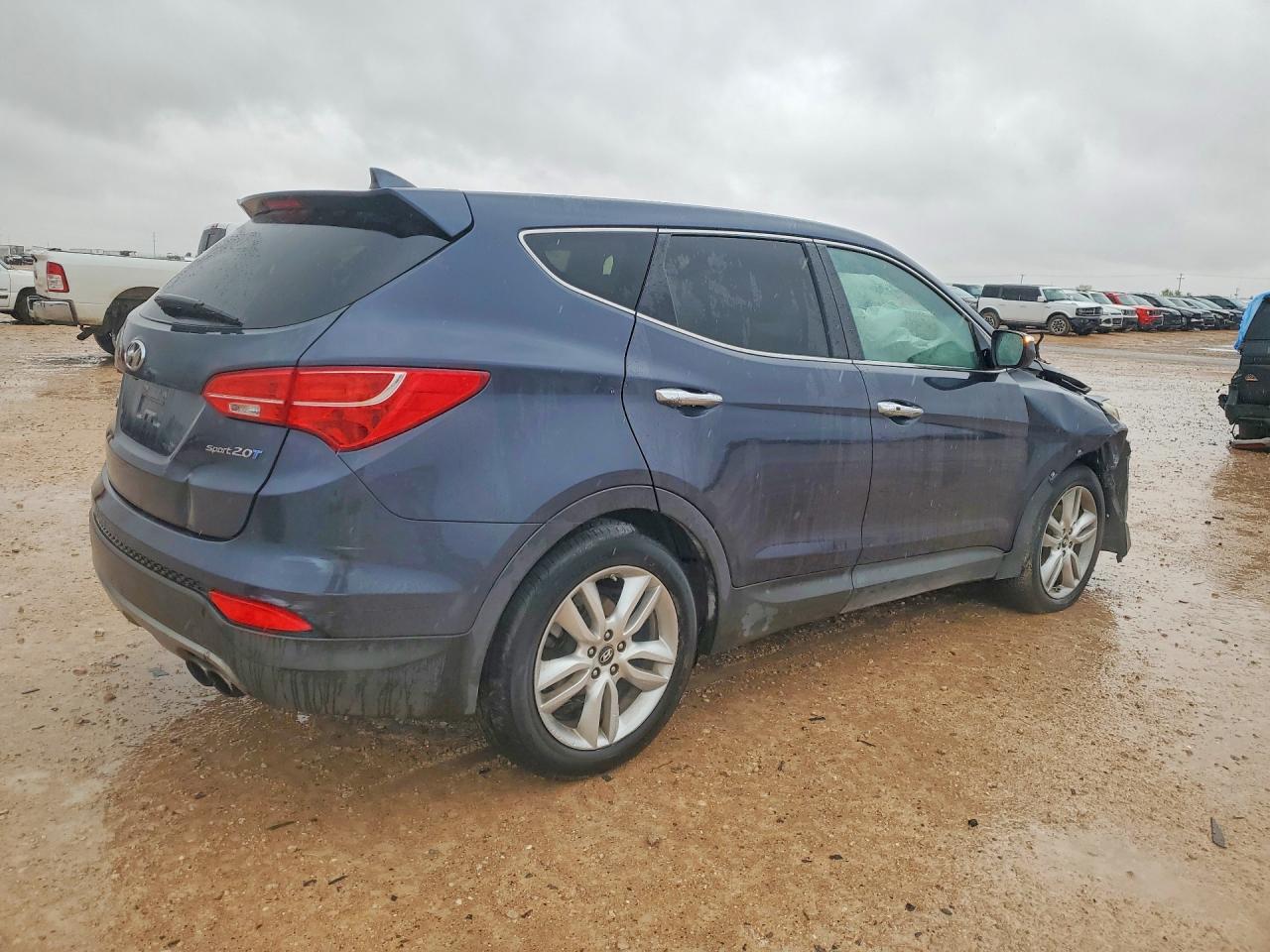 2013 Hyundai Santa Fe Sport 2.0t Blue vin: 5XYZW3LA2DG084060