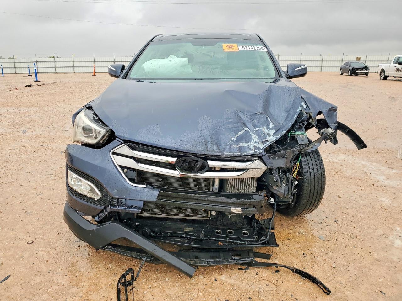 2013 Hyundai Santa Fe Sport 2.0t Blue vin: 5XYZW3LA2DG084060