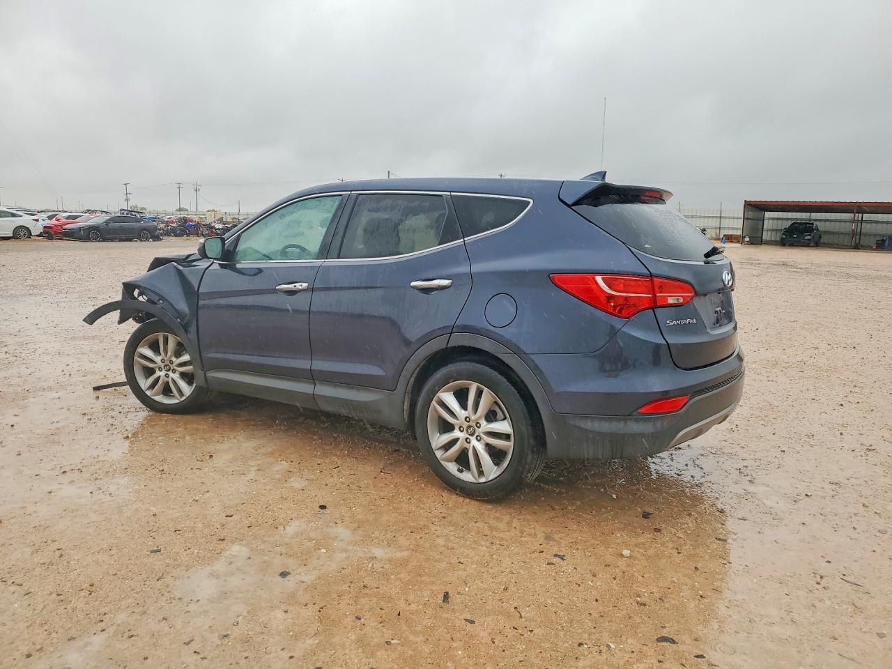 2013 Hyundai Santa Fe Sport 2.0t Blue vin: 5XYZW3LA2DG084060