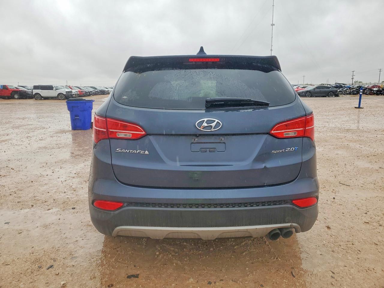 2013 Hyundai Santa Fe Sport 2.0t Blue vin: 5XYZW3LA2DG084060