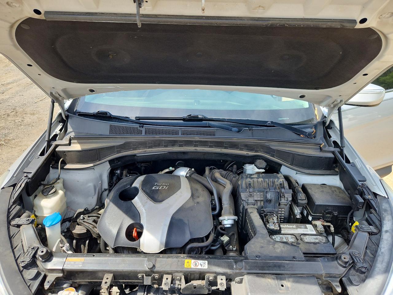 2014 Hyundai Santa Fe Sport 2.0t Silver vin: 5XYZW3LA2EG223248