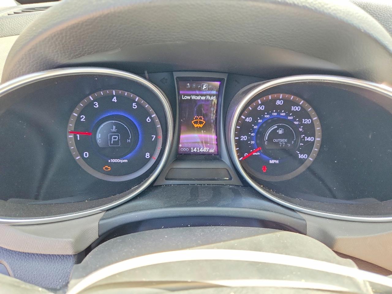 2013 Hyundai Santa Fe Sport 2.0t Blue vin: 5XYZW3LA3DG047583