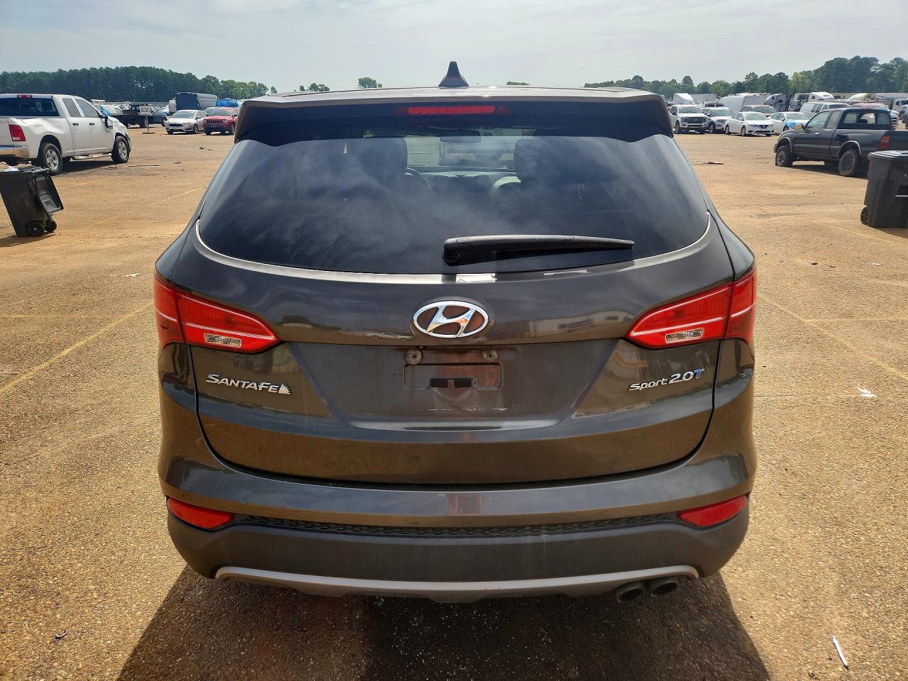 2013 Hyundai Santa Fe Sport 2.0t Gray vin: 5XYZW3LA3DG064884
