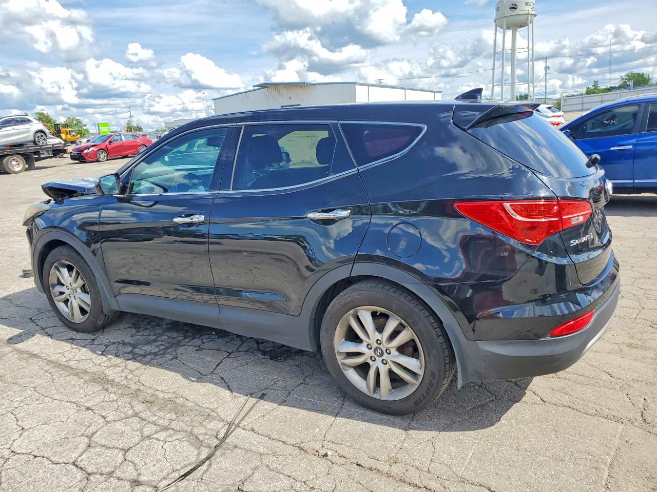 2013 Hyundai Santa Fe Sport 2.0t Black vin: 5XYZW3LA4DG069804