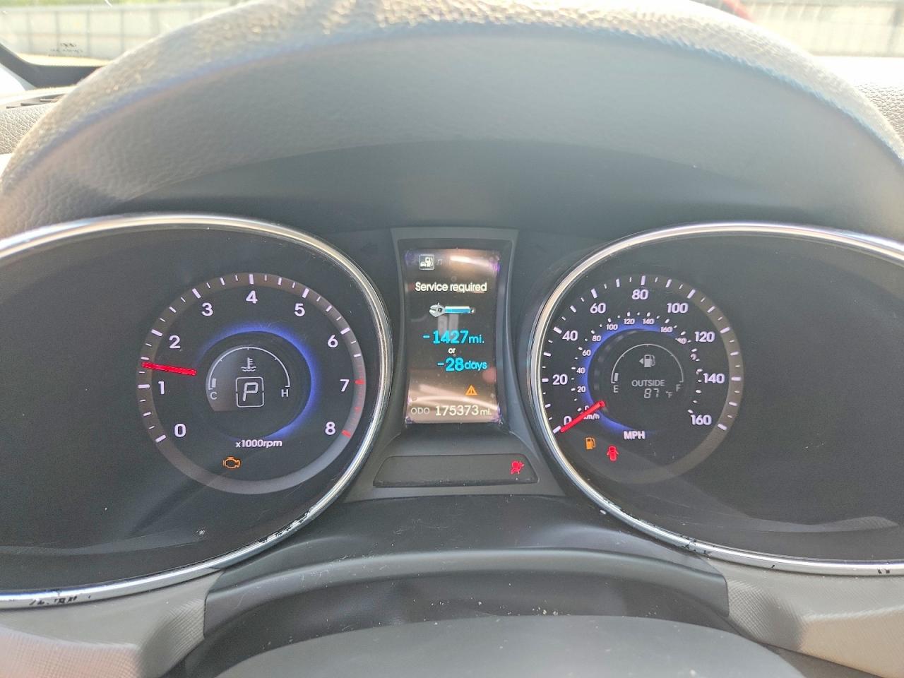 2013 Hyundai Santa Fe Sport 2.0t Black vin: 5XYZW3LA4DG069804