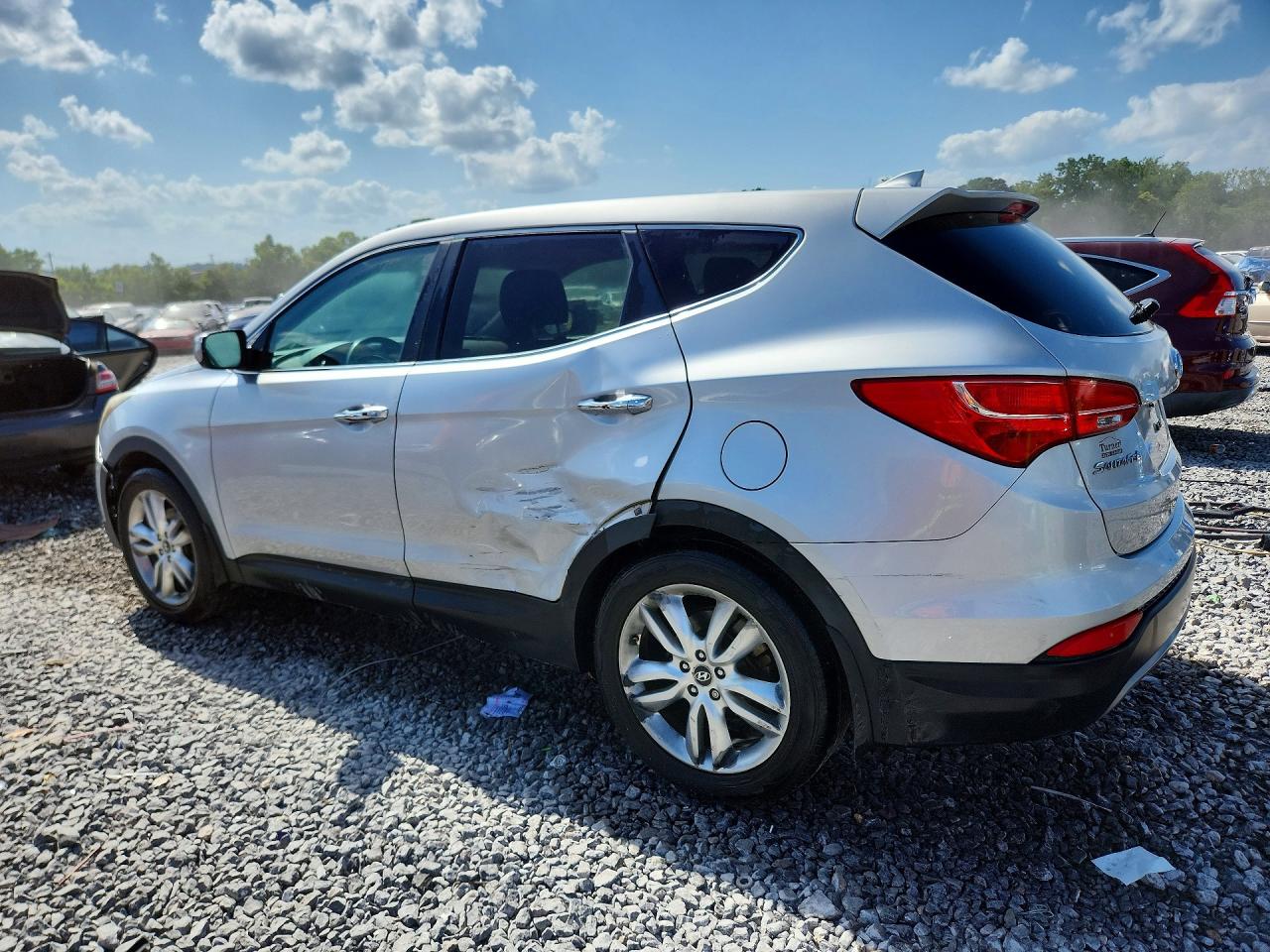 2013 Hyundai Santa Fe Sport 2.0t Серебряный vin: 5XYZW3LA4DG074260