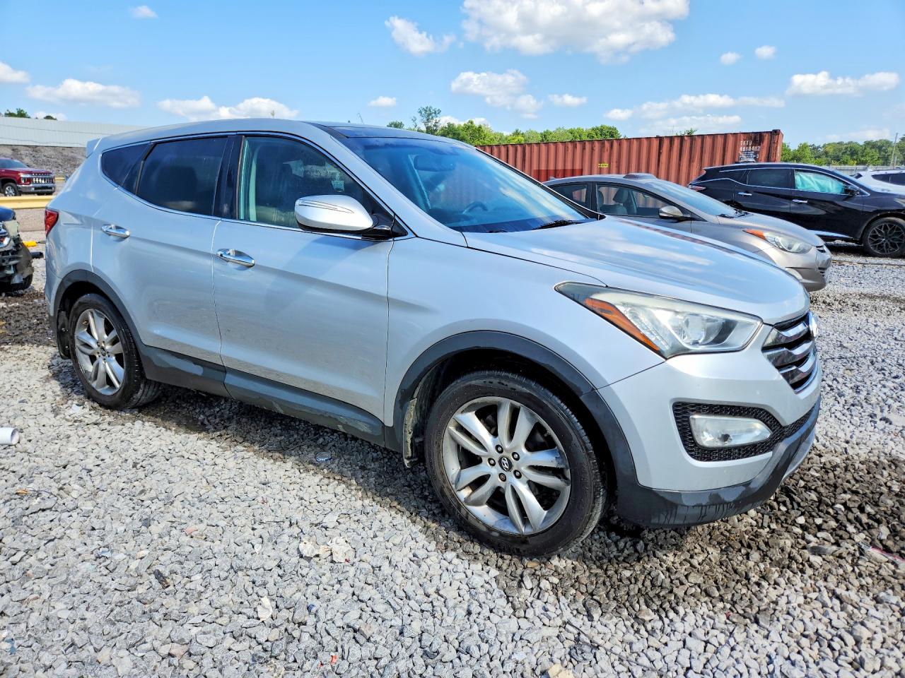 2013 Hyundai Santa Fe Sport 2.0t Серебряный vin: 5XYZW3LA4DG074260