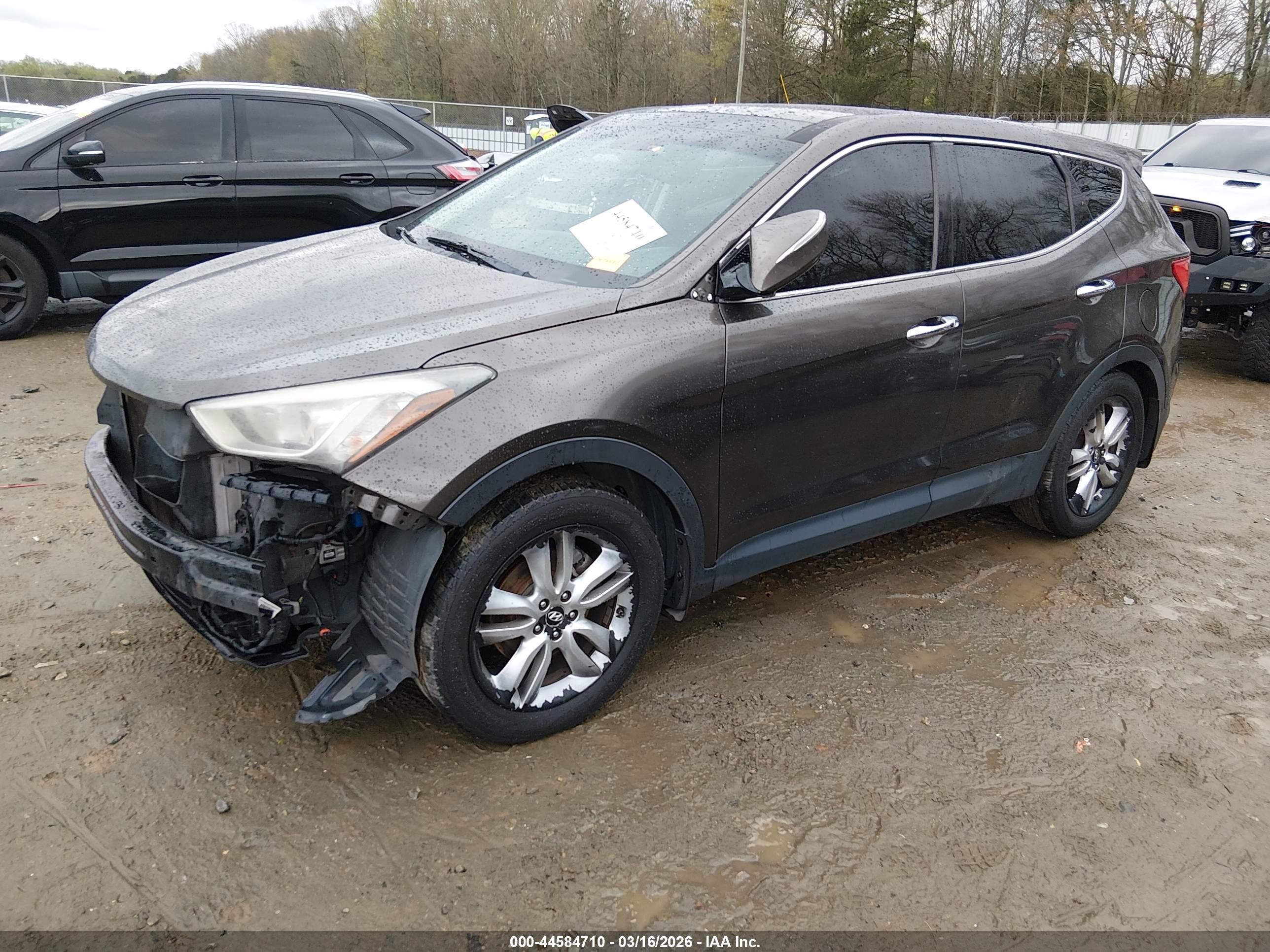 2013 Hyundai Santa Fe Sport 2.0t Brown vin: 5XYZW3LA5DG045639