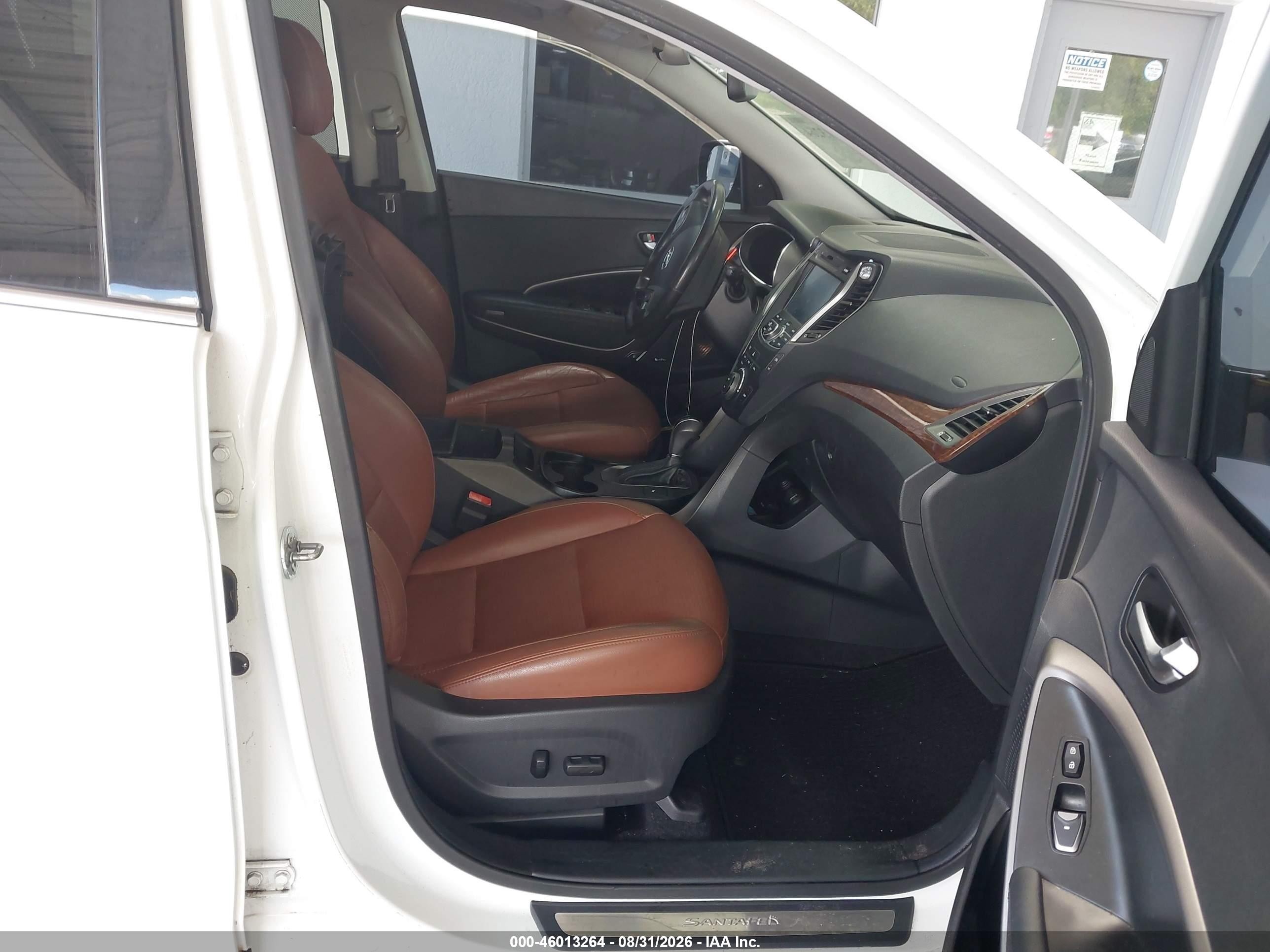 2013 Hyundai Santa Fe Sport 2.0t White vin: 5XYZW3LA5DG069729