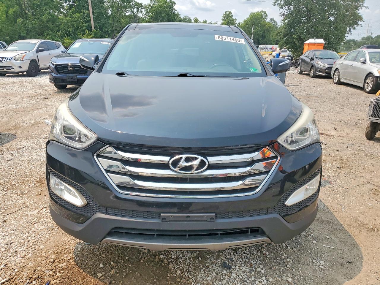 2013 Hyundai Santa Fe Sport 2.0t Черный vin: 5XYZW3LA5DG076955