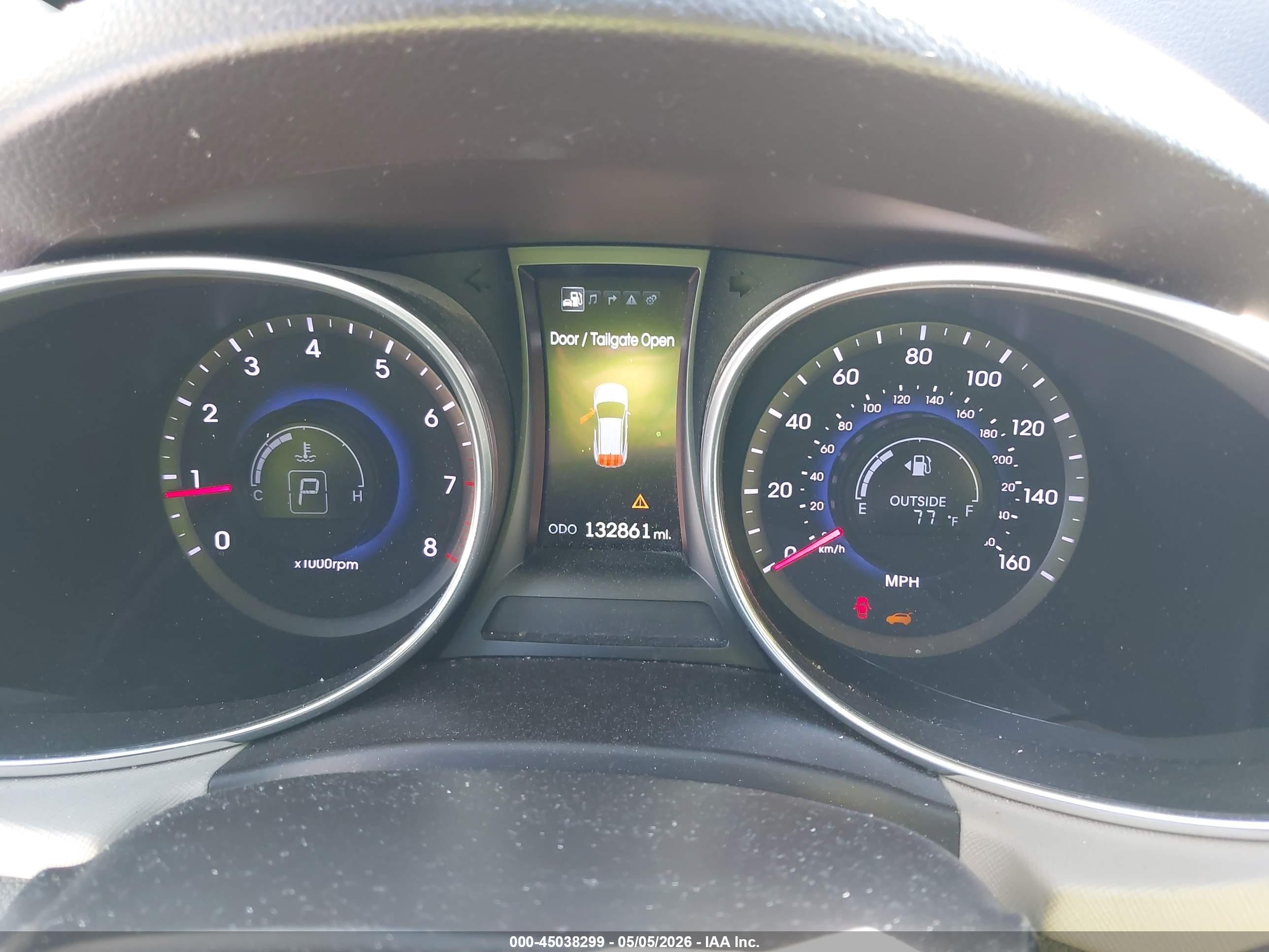 2014 Hyundai Santa Fe Sport 2.0l Turbo Красный vin: 5XYZW3LA5EG147413