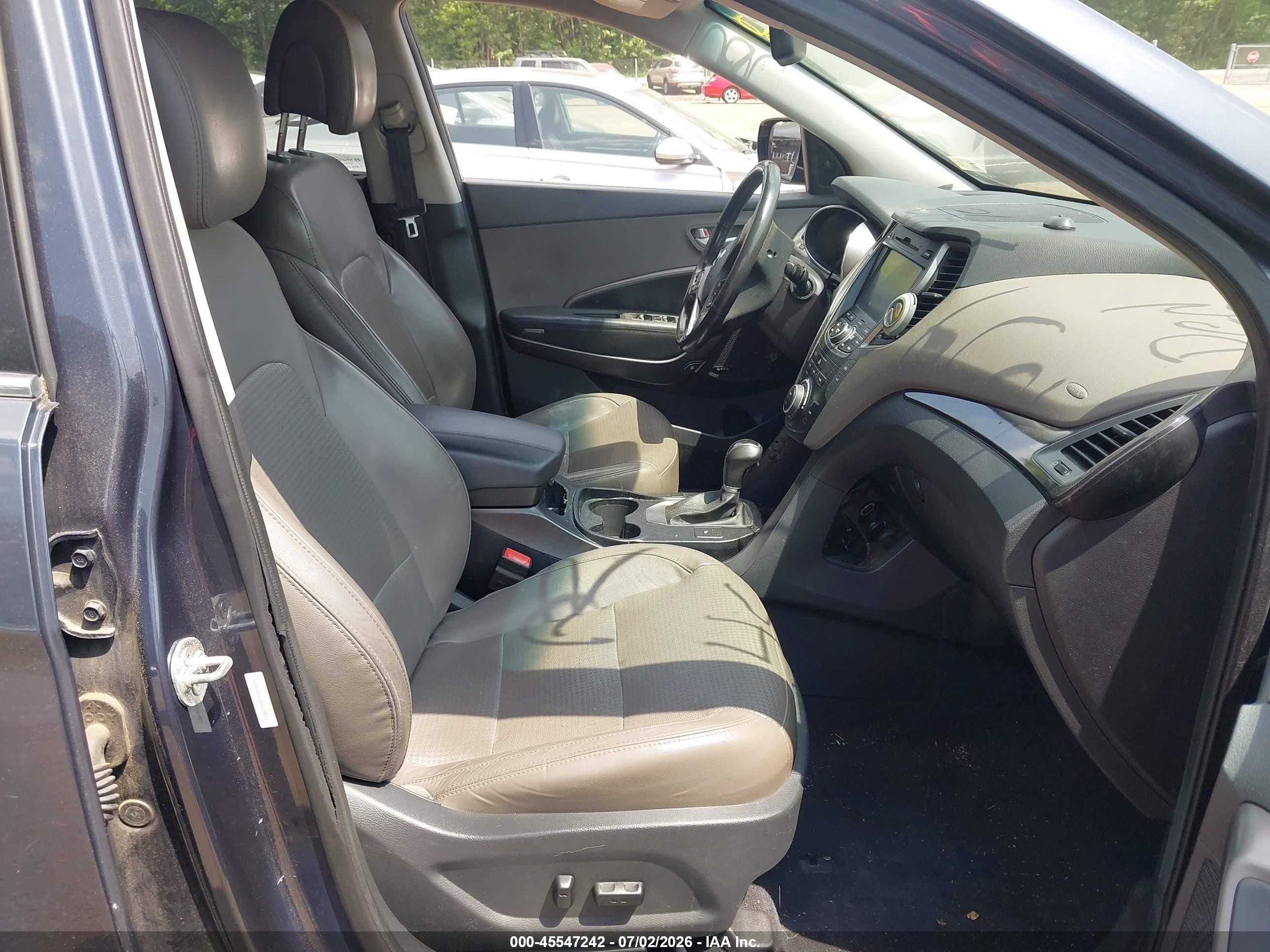 2013 Hyundai Santa Fe Sport 2.0t Gray vin: 5XYZW3LA6DG008261